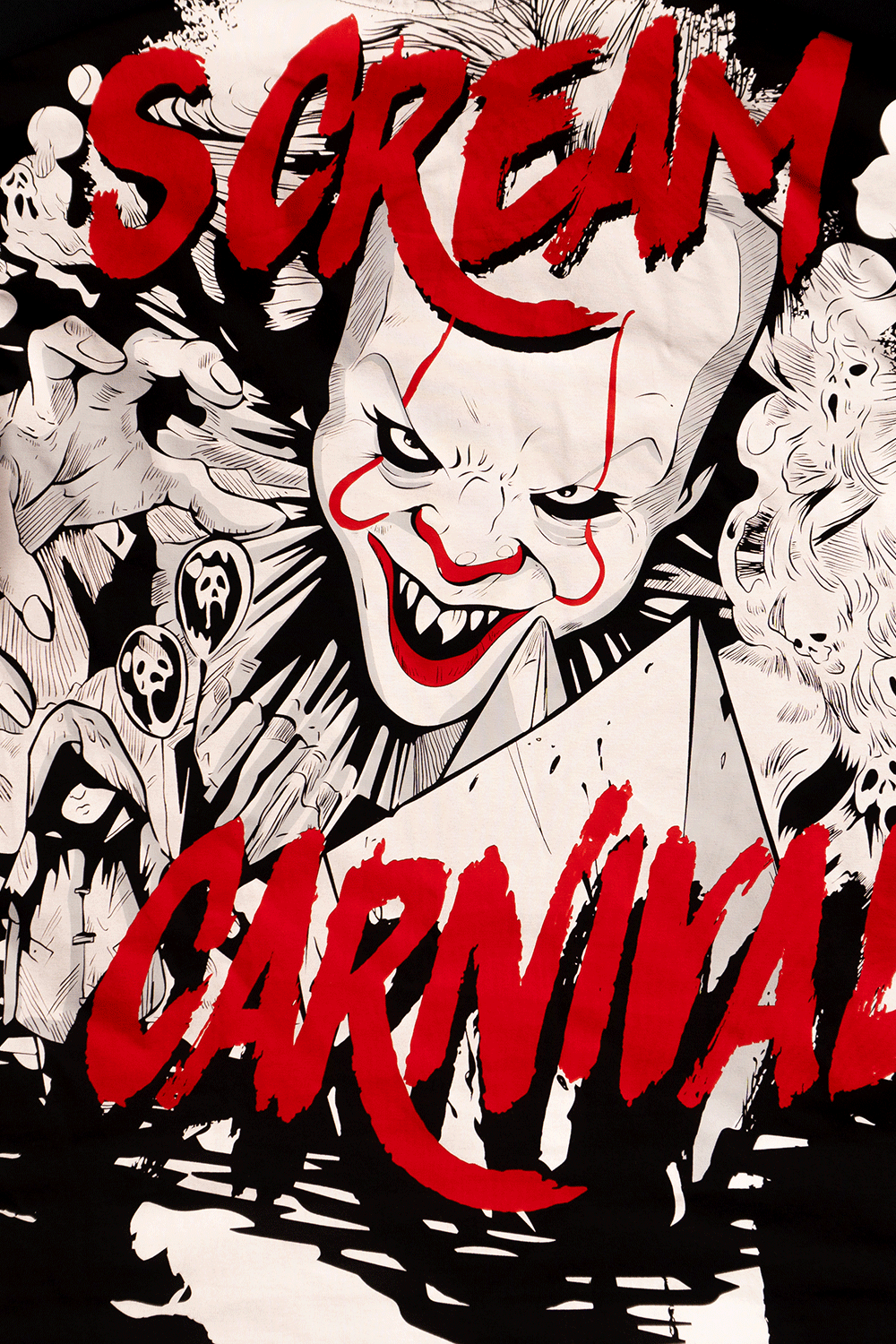 Camiseta OVER SCREAM CARNIVAL