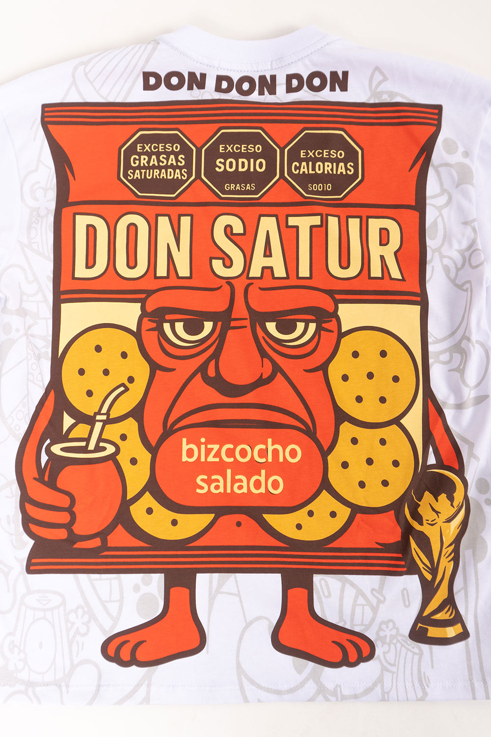 camiseta over DON DON DON SATUR
