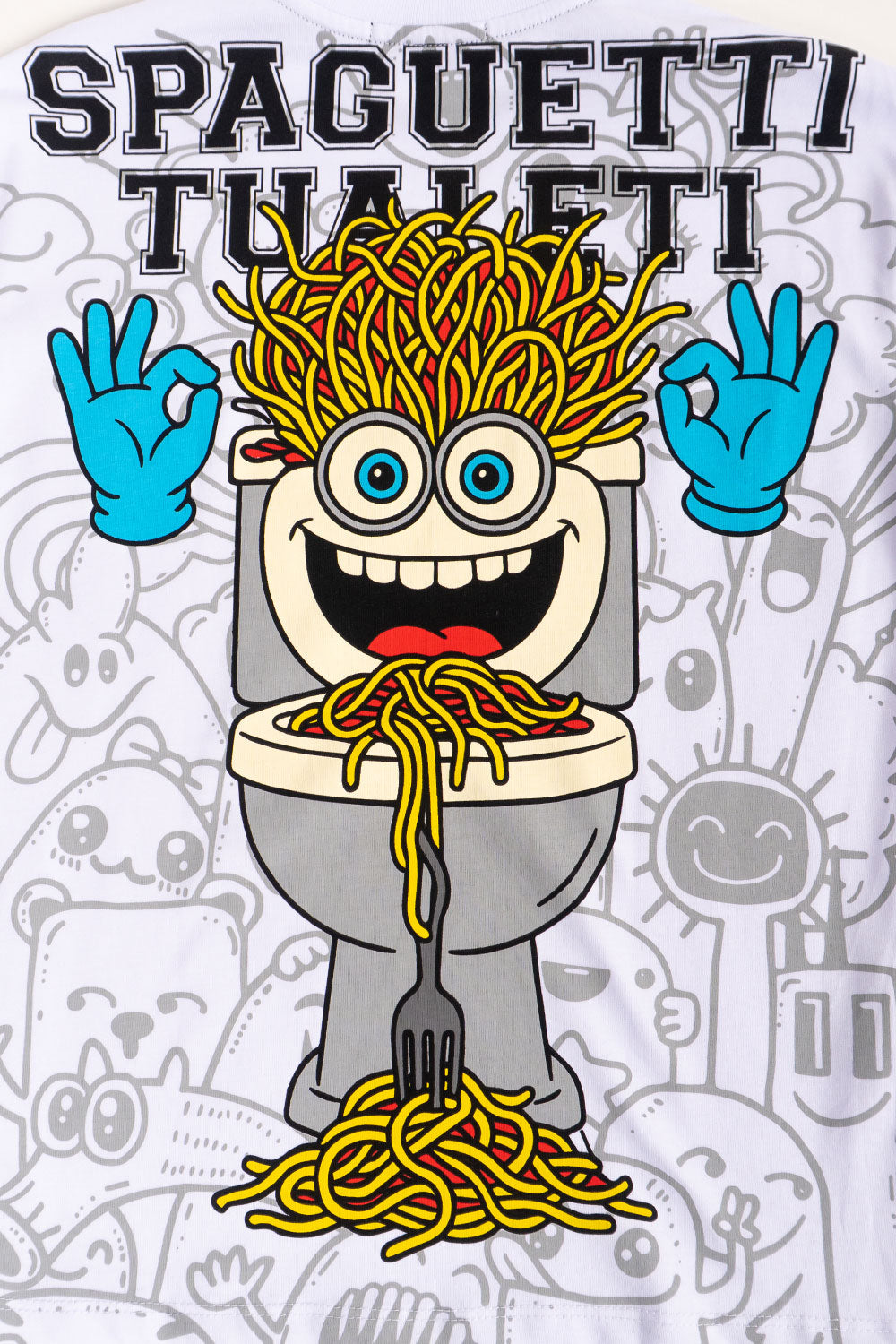 camiseta over SPAGUETTI