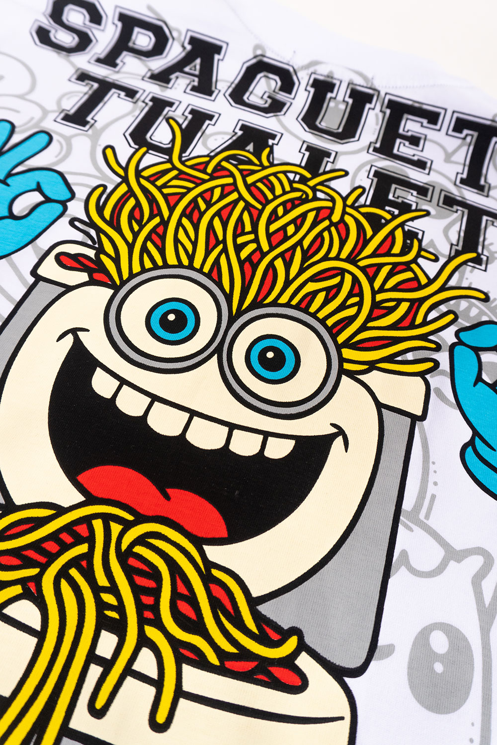 camiseta over SPAGUETTI