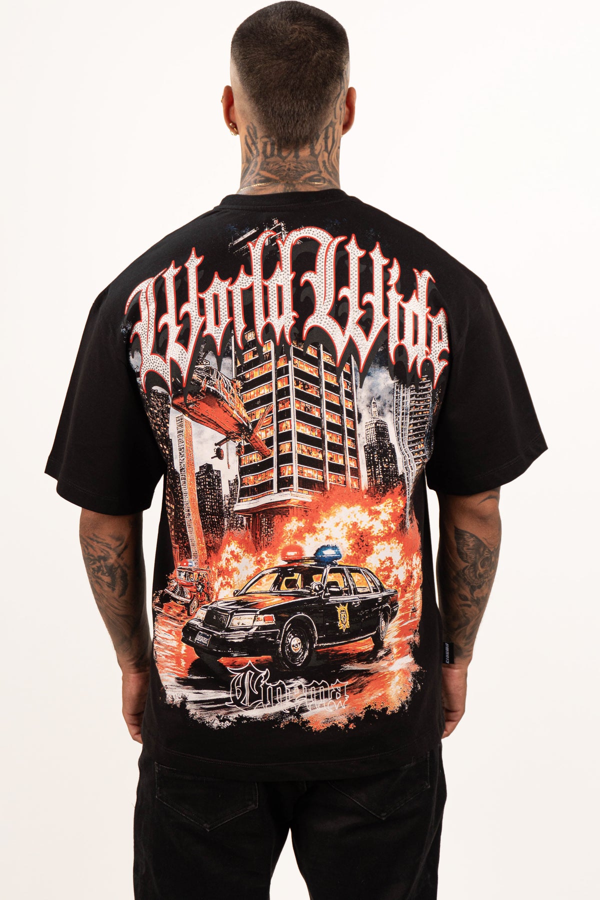 Camiseta over WORLD WIDE