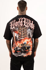 Camiseta over WORLD WIDE
