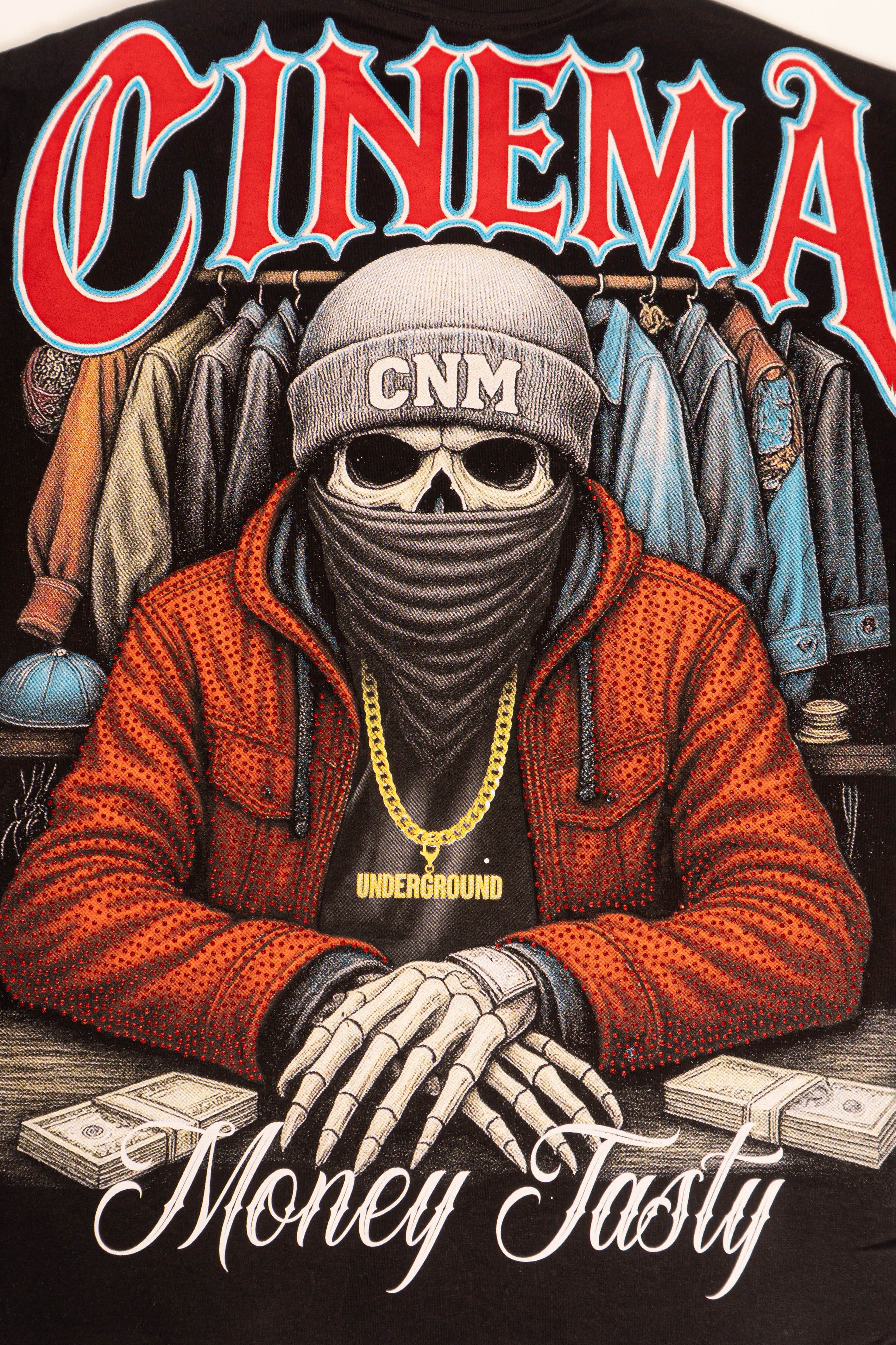 Camiseta over SKULL Y CASH