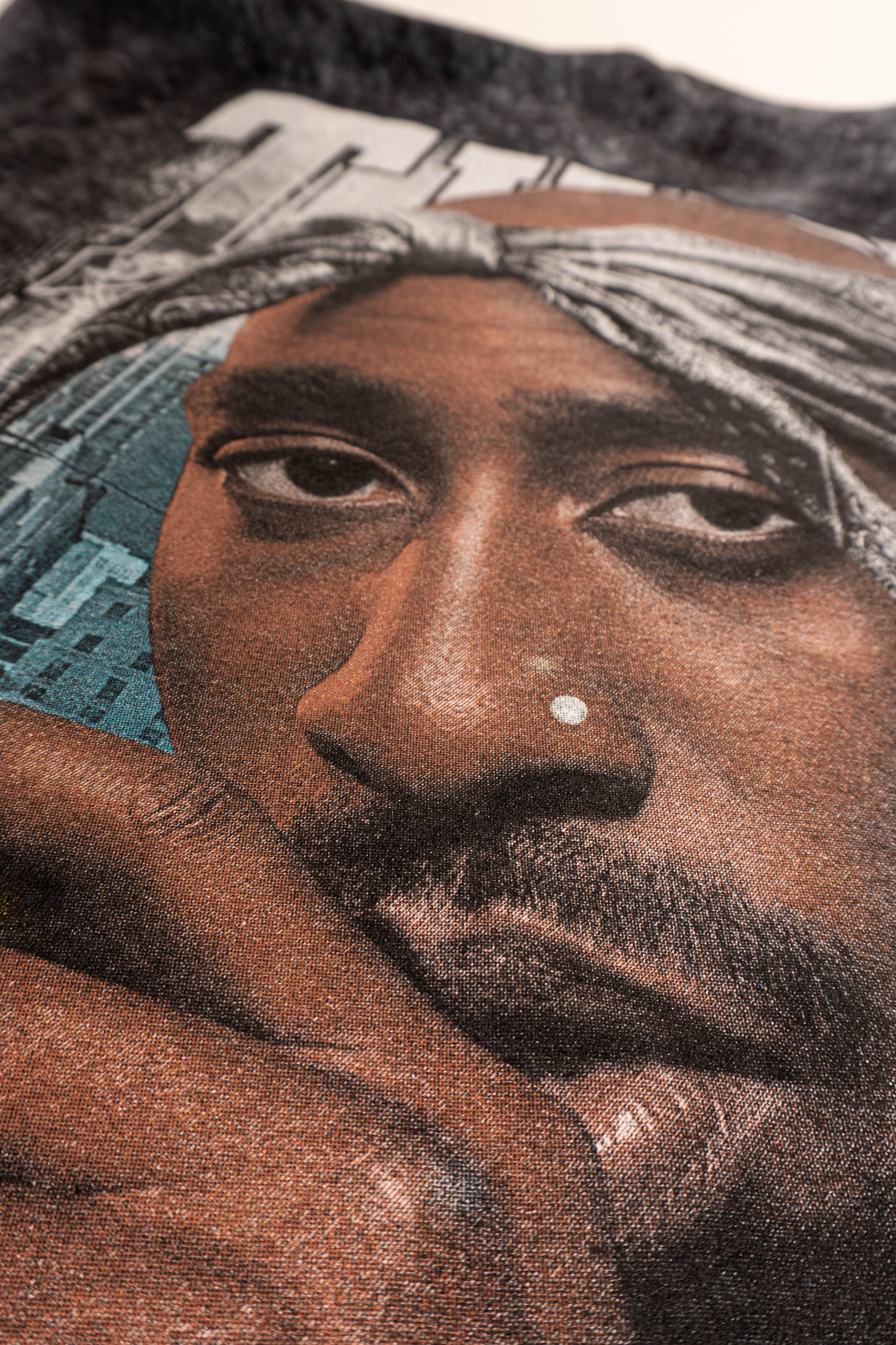 camiseta acid wash 2PAC SHAKUR