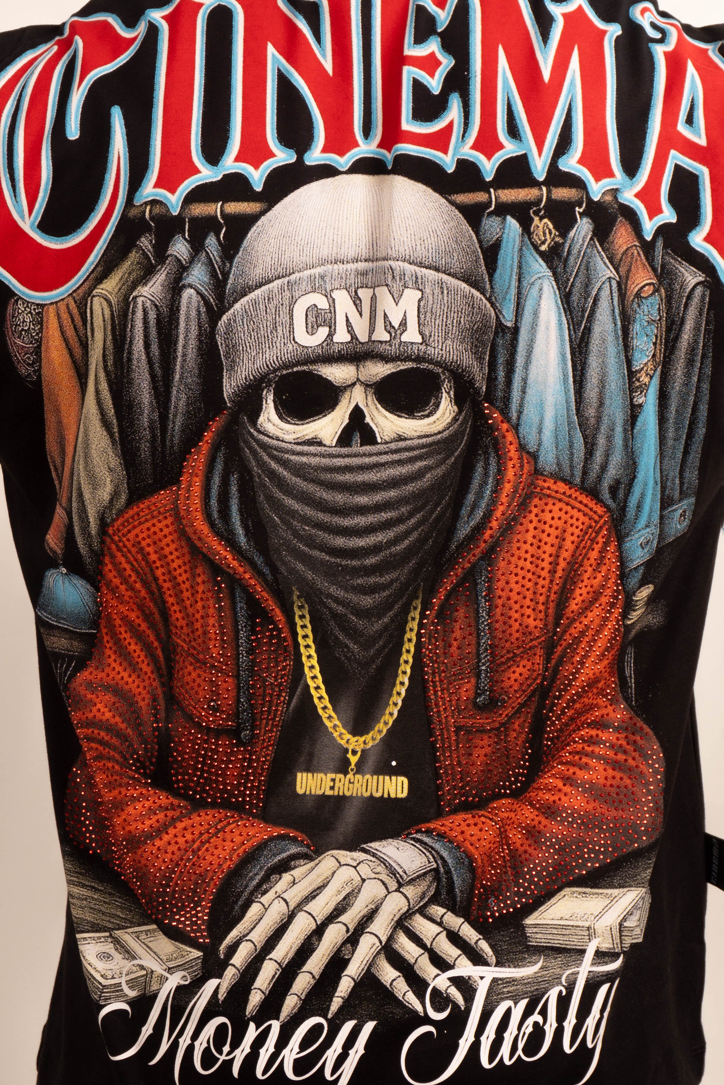 Camiseta over SKULL Y CASH