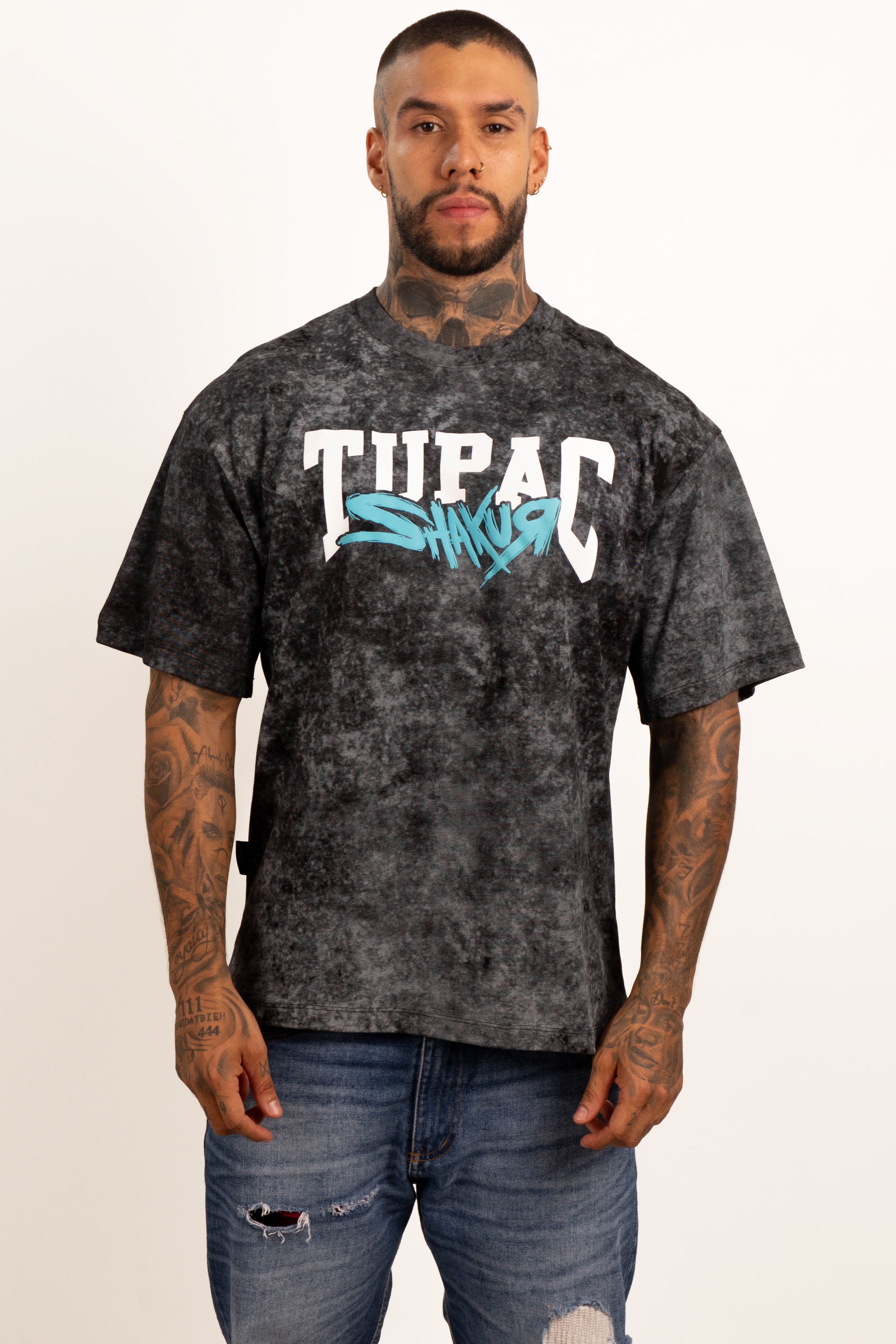 camiseta acid wash 2PAC SHAKUR
