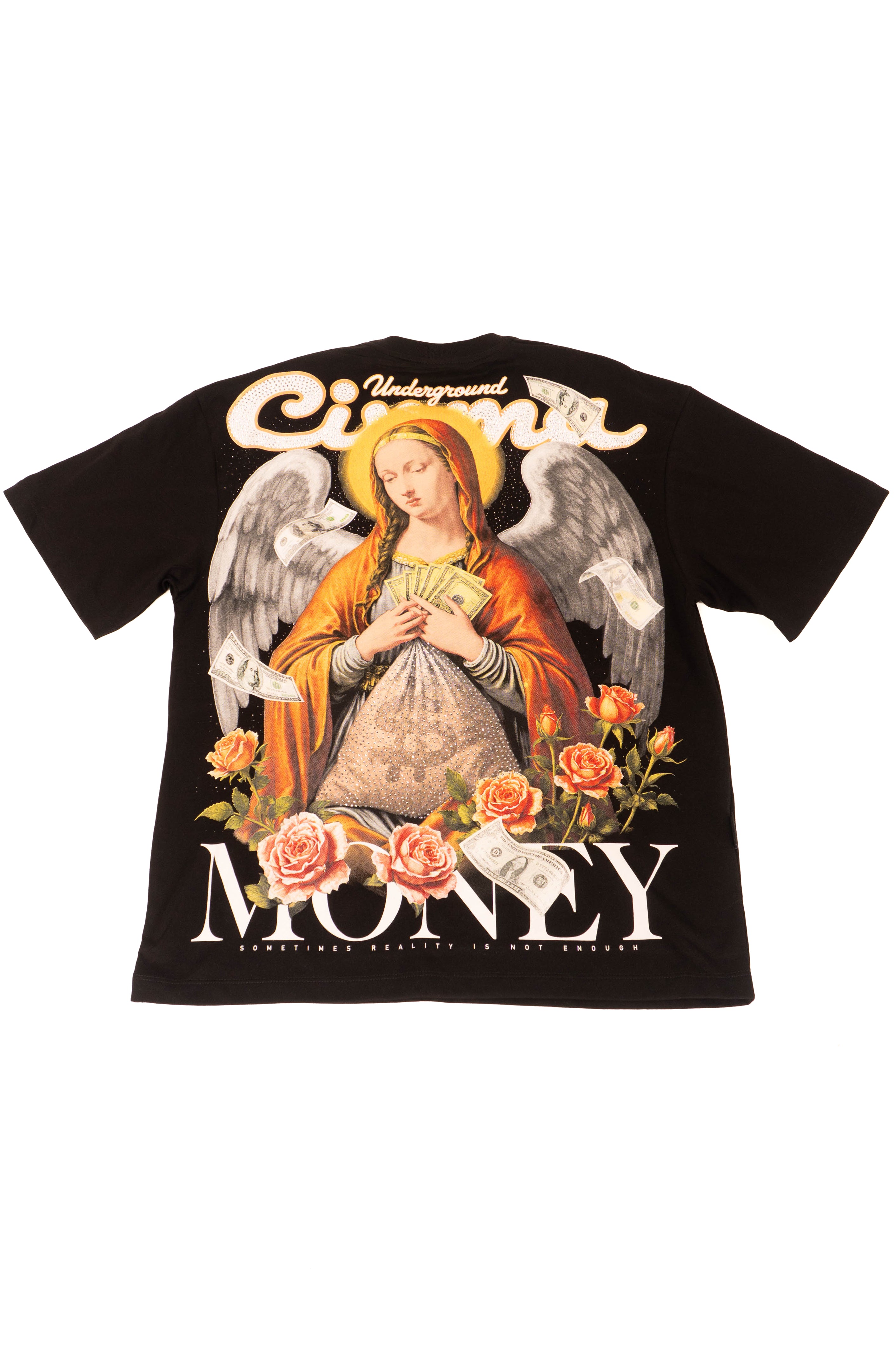 Camiseta over MONEY BLESSED