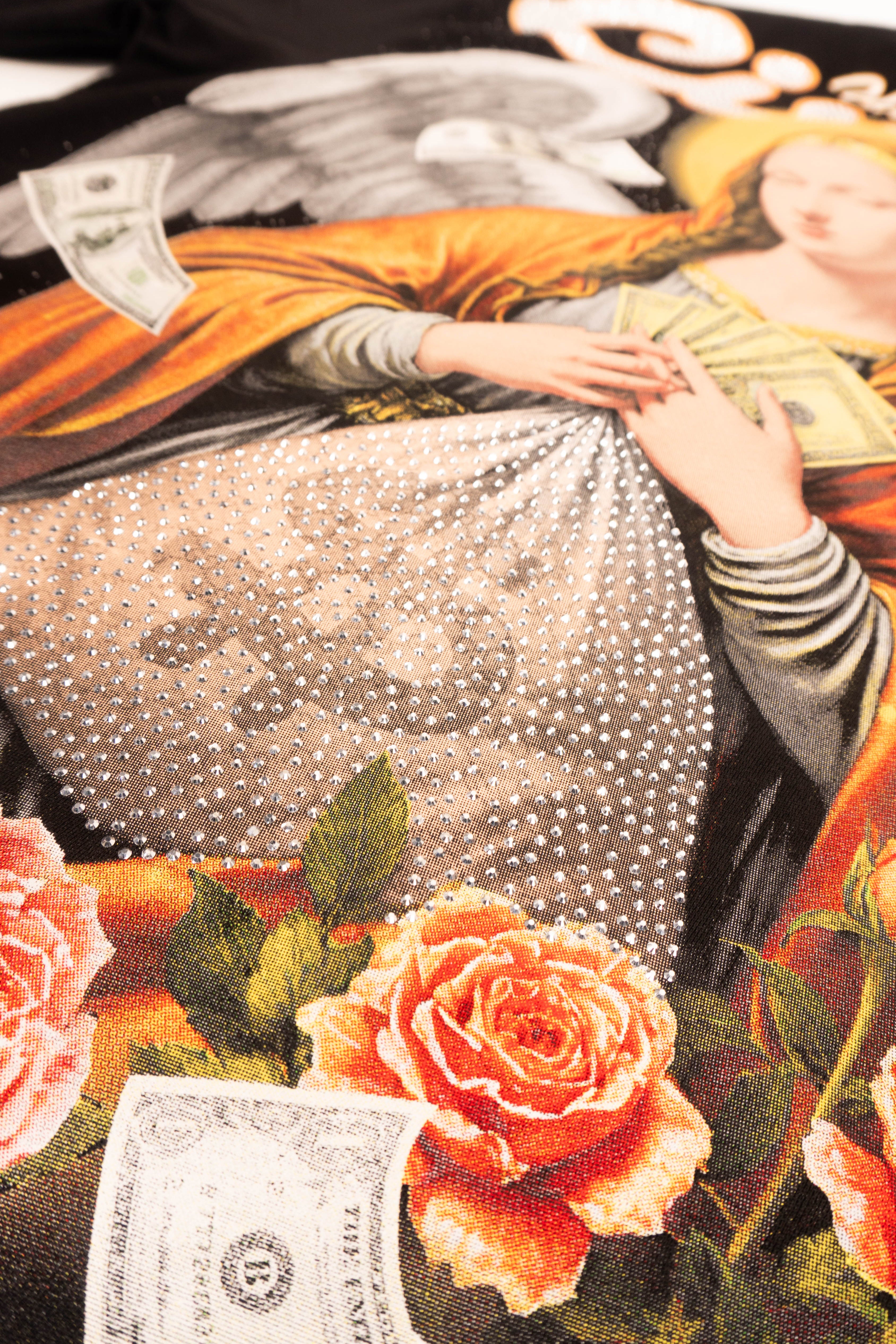 Camiseta over MONEY BLESSED