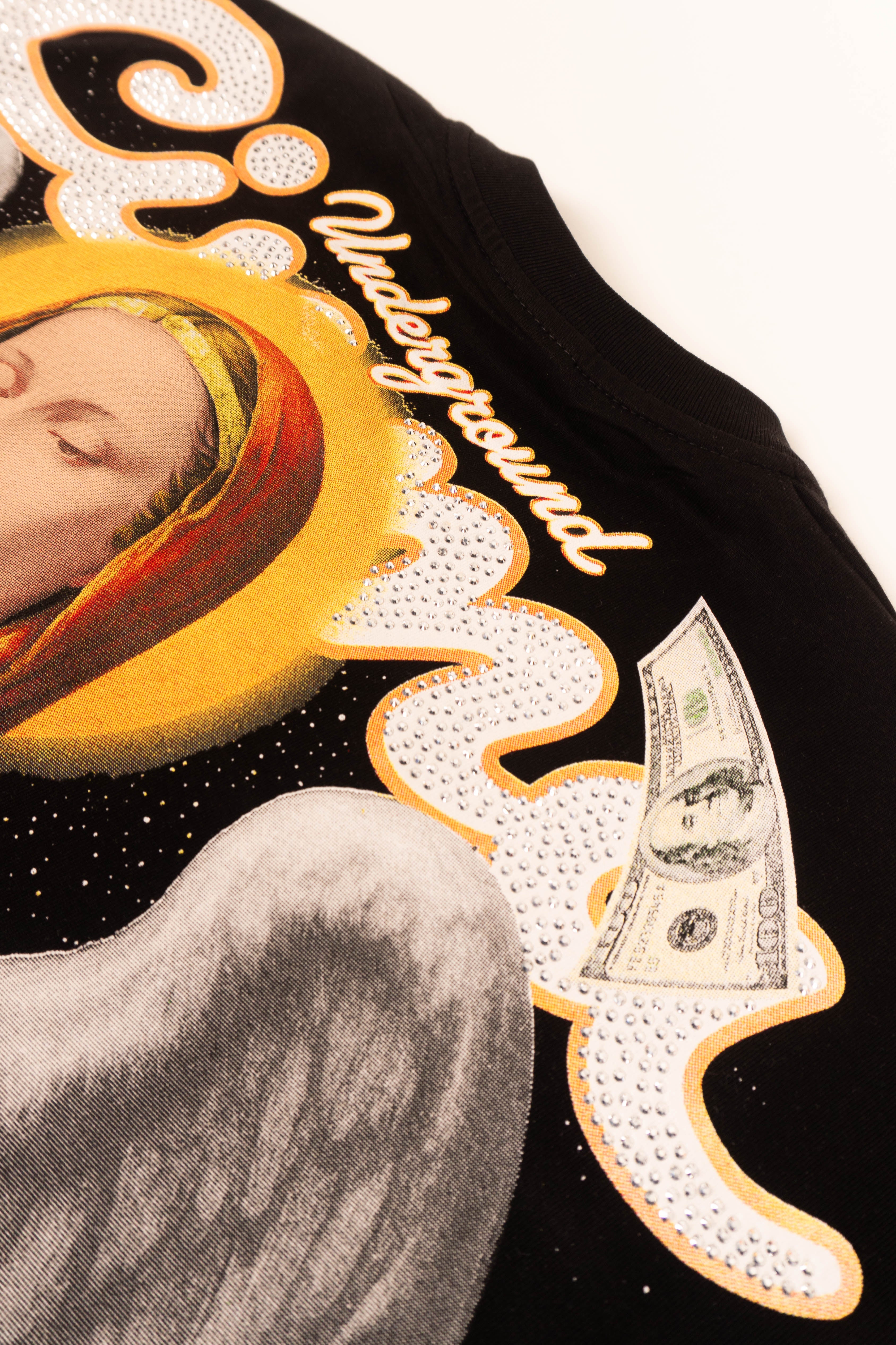 Camiseta over MONEY BLESSED