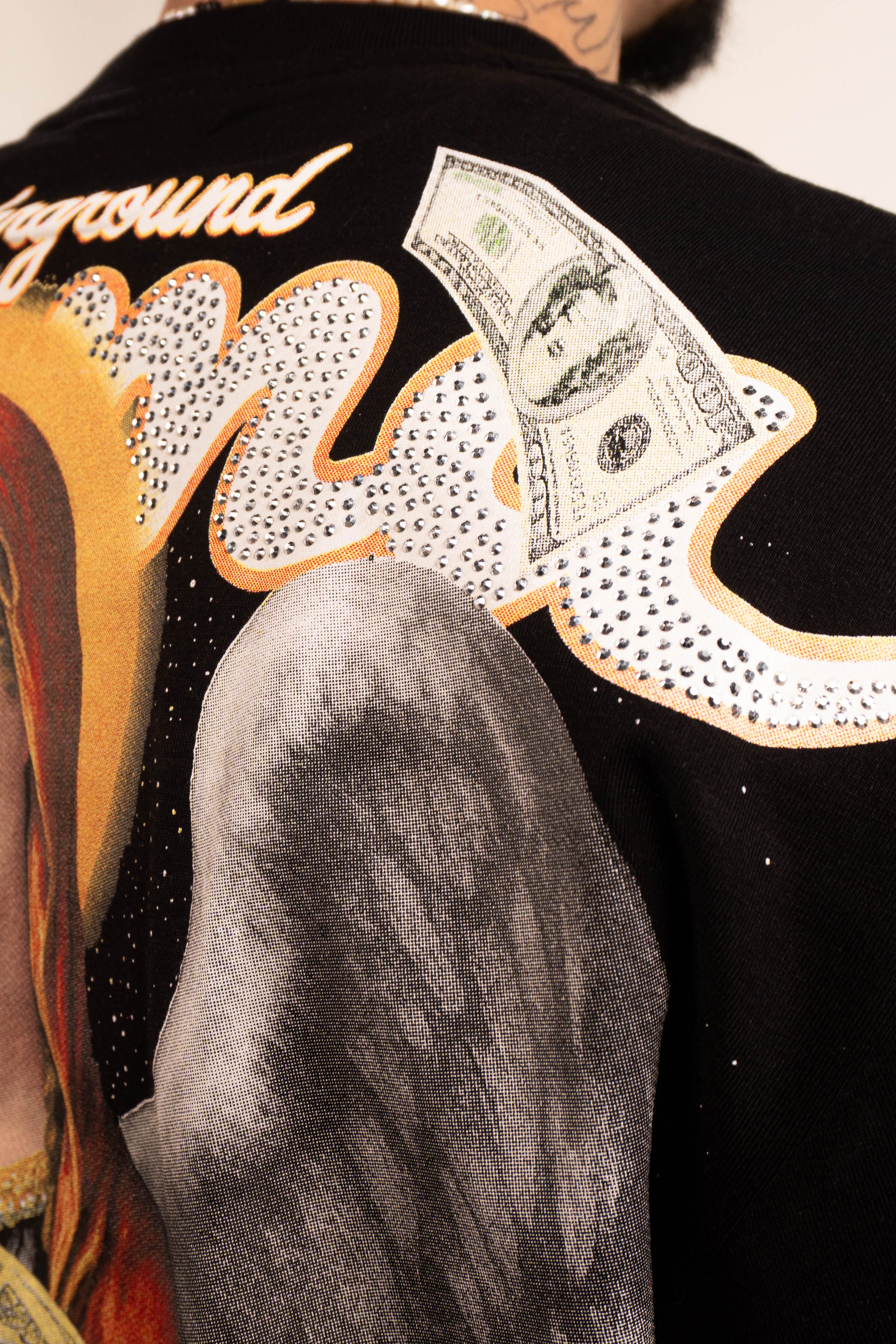 Camiseta over MONEY BLESSED