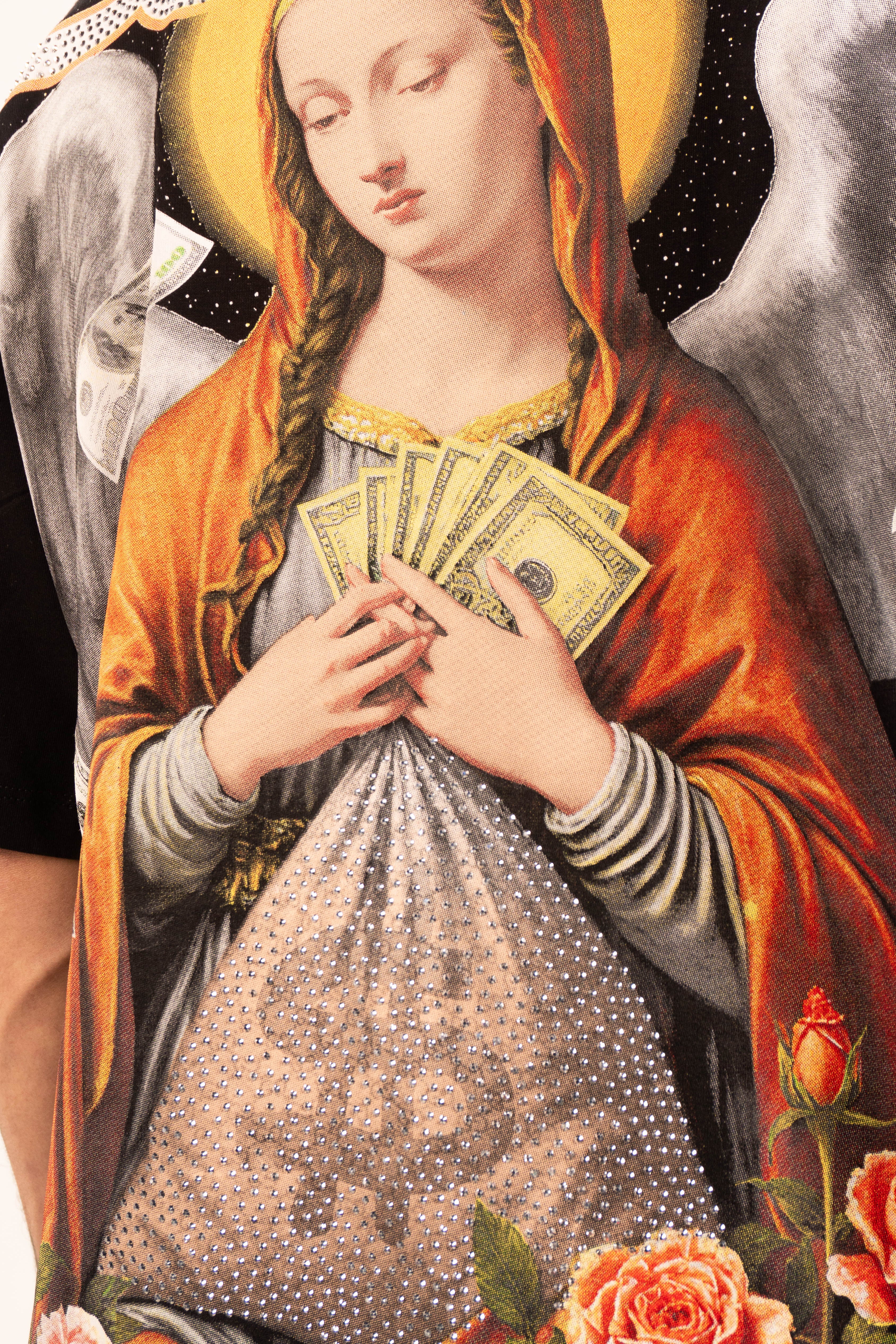 Camiseta over MONEY BLESSED