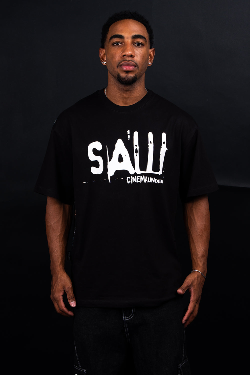 CAMISETA OVER - SAW - HALLOWEEN