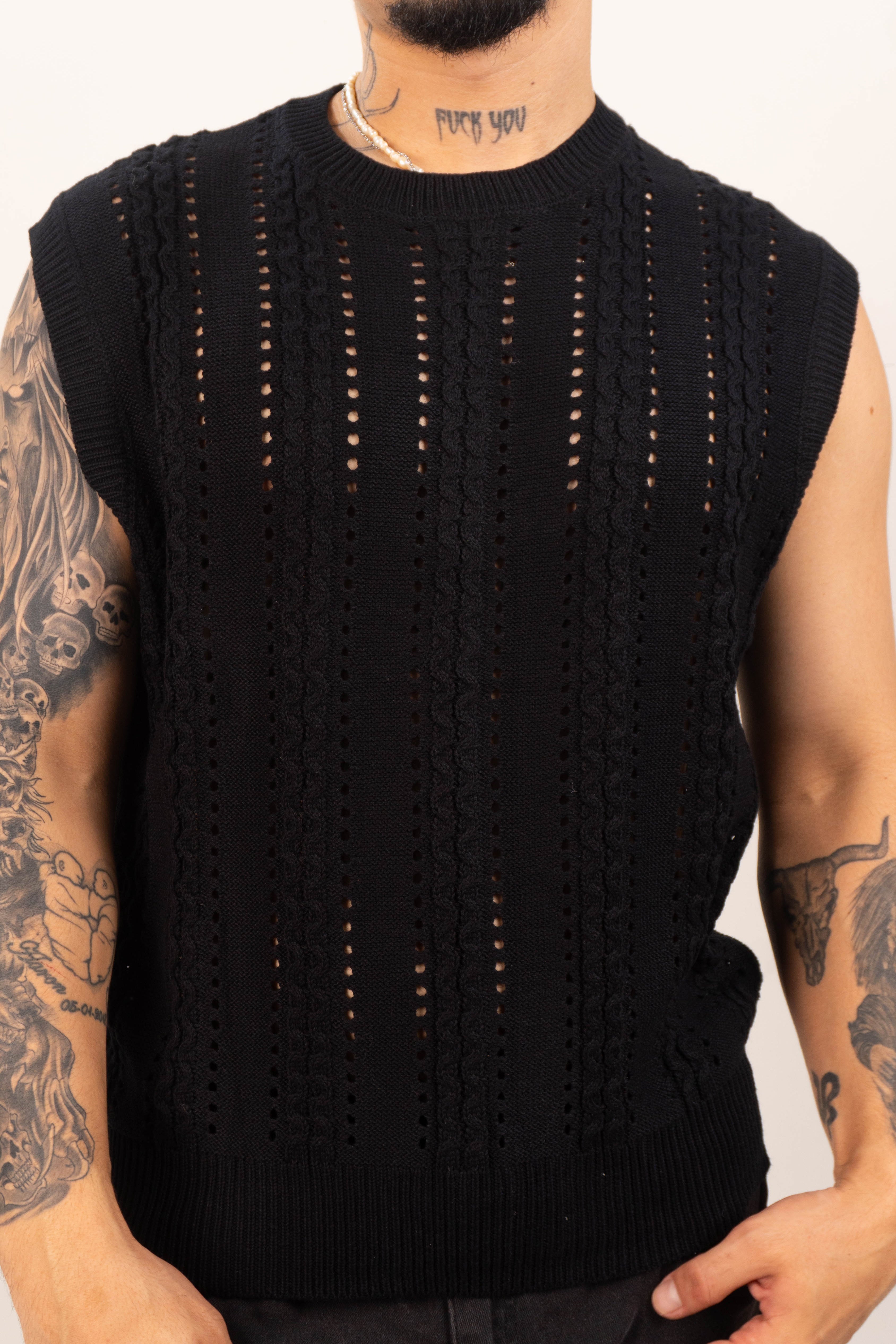 Camiseta esqueleto Tejida