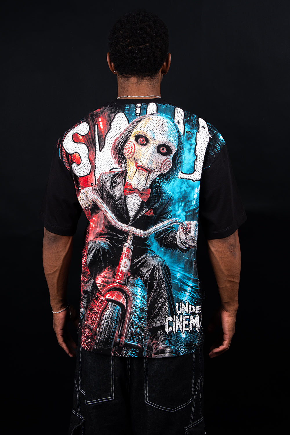CAMISETA OVER - SAW - HALLOWEEN