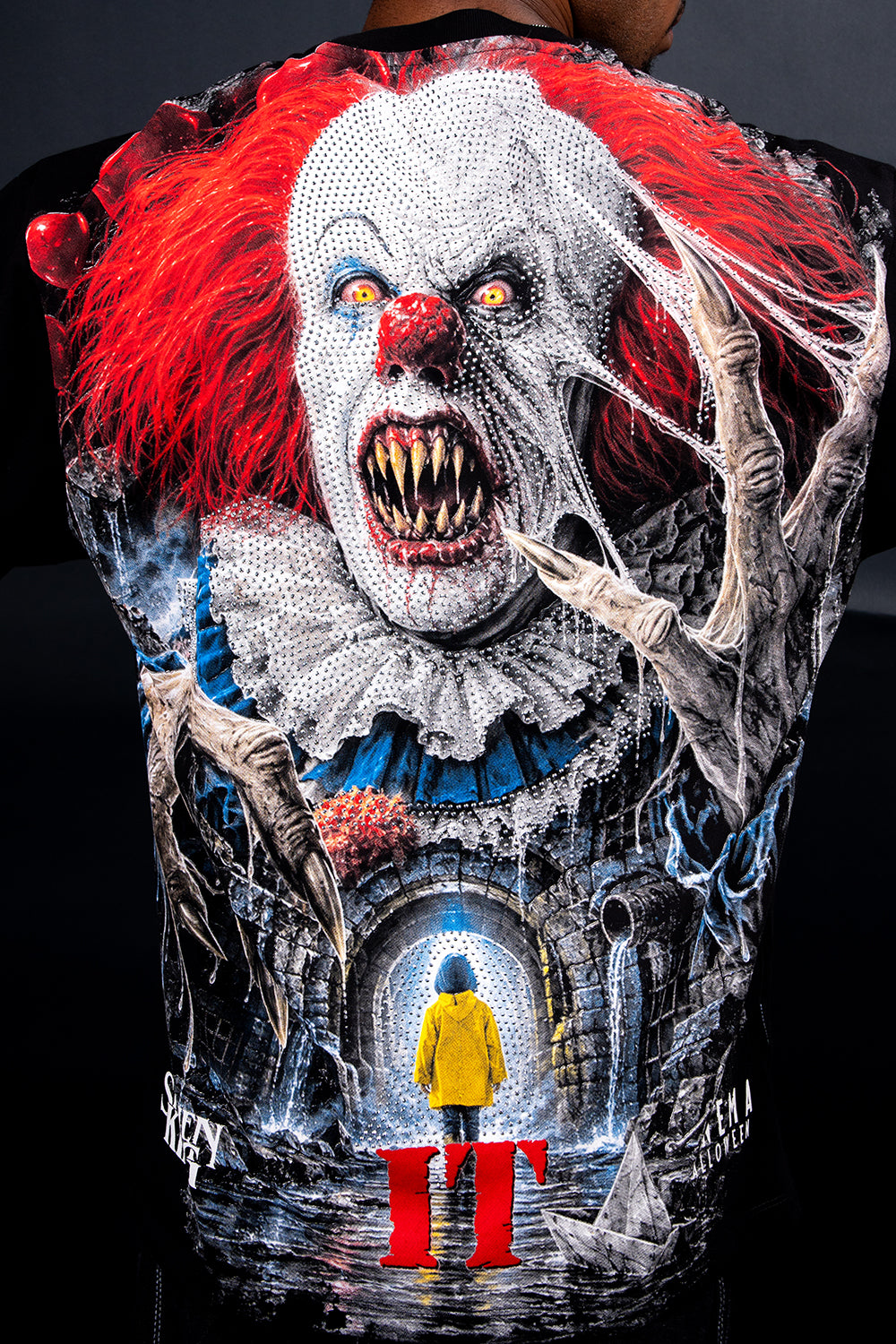 CAMISETA OVER - IT - HALLOWEEN
