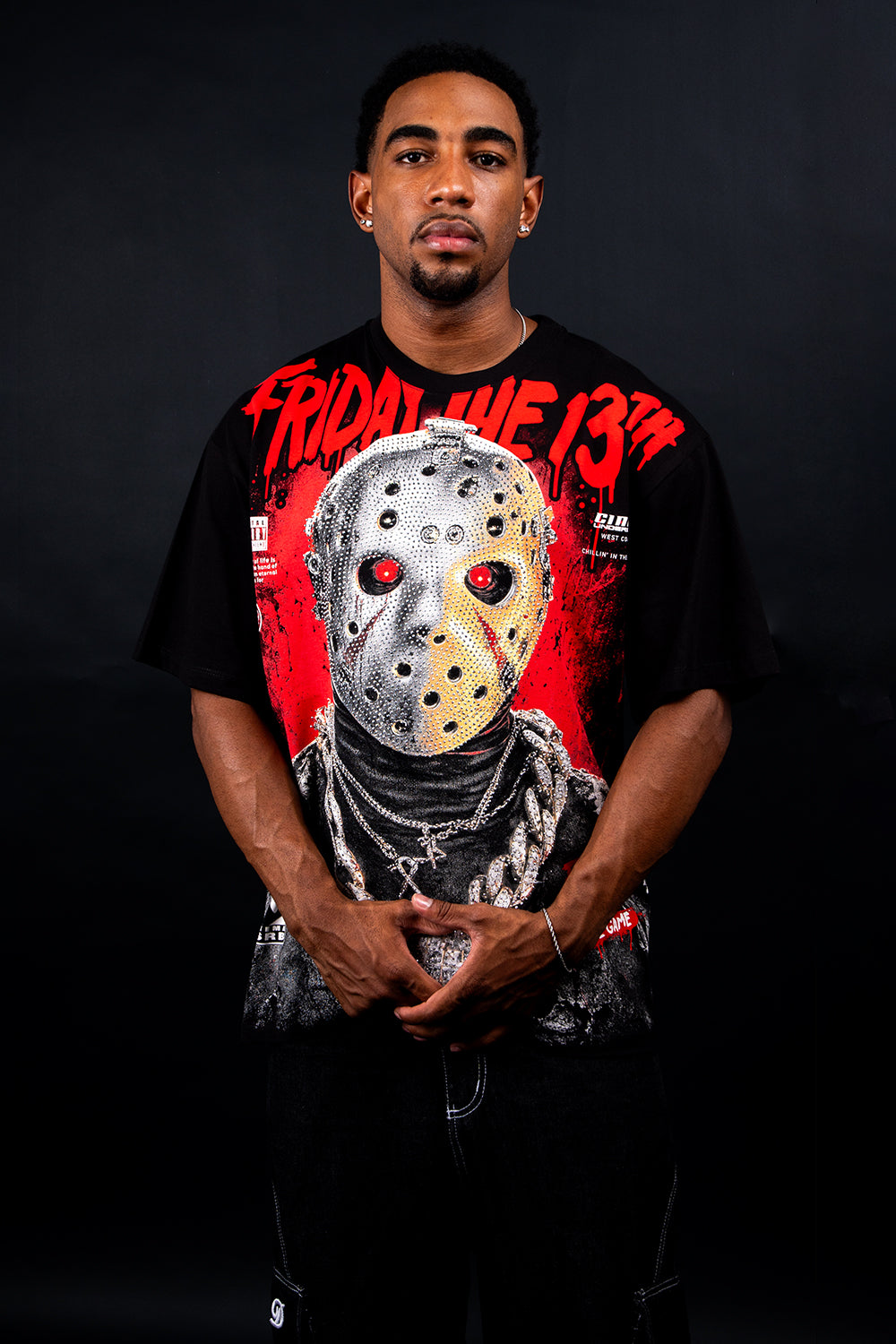 CAMISETA OVER - FRIDAY - HALLOWEEN