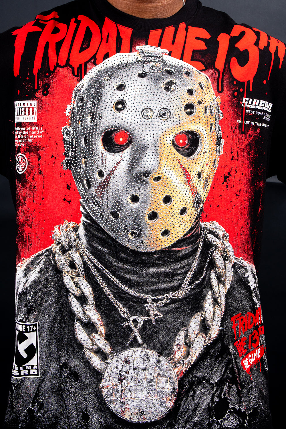 CAMISETA OVER - FRIDAY - HALLOWEEN