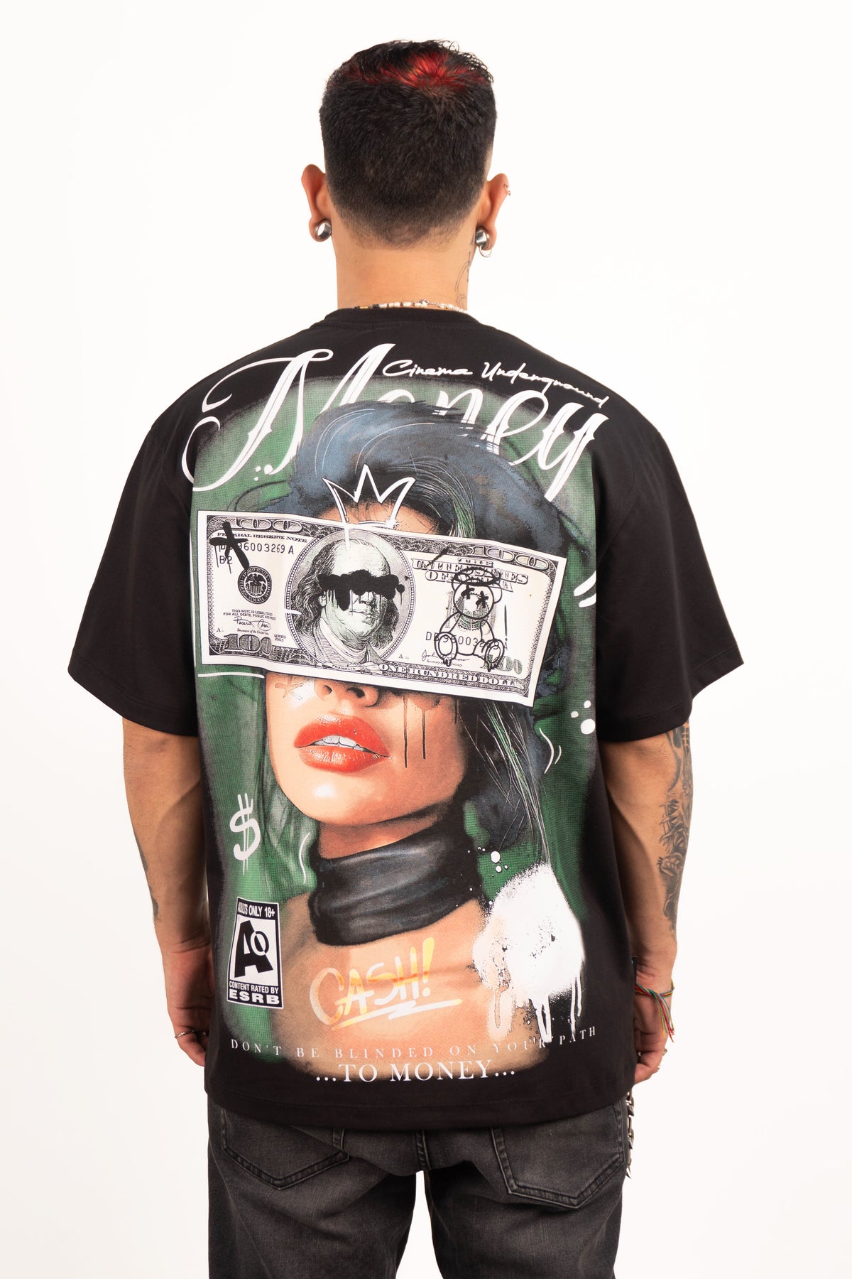 Camiseta silver TO MONEY