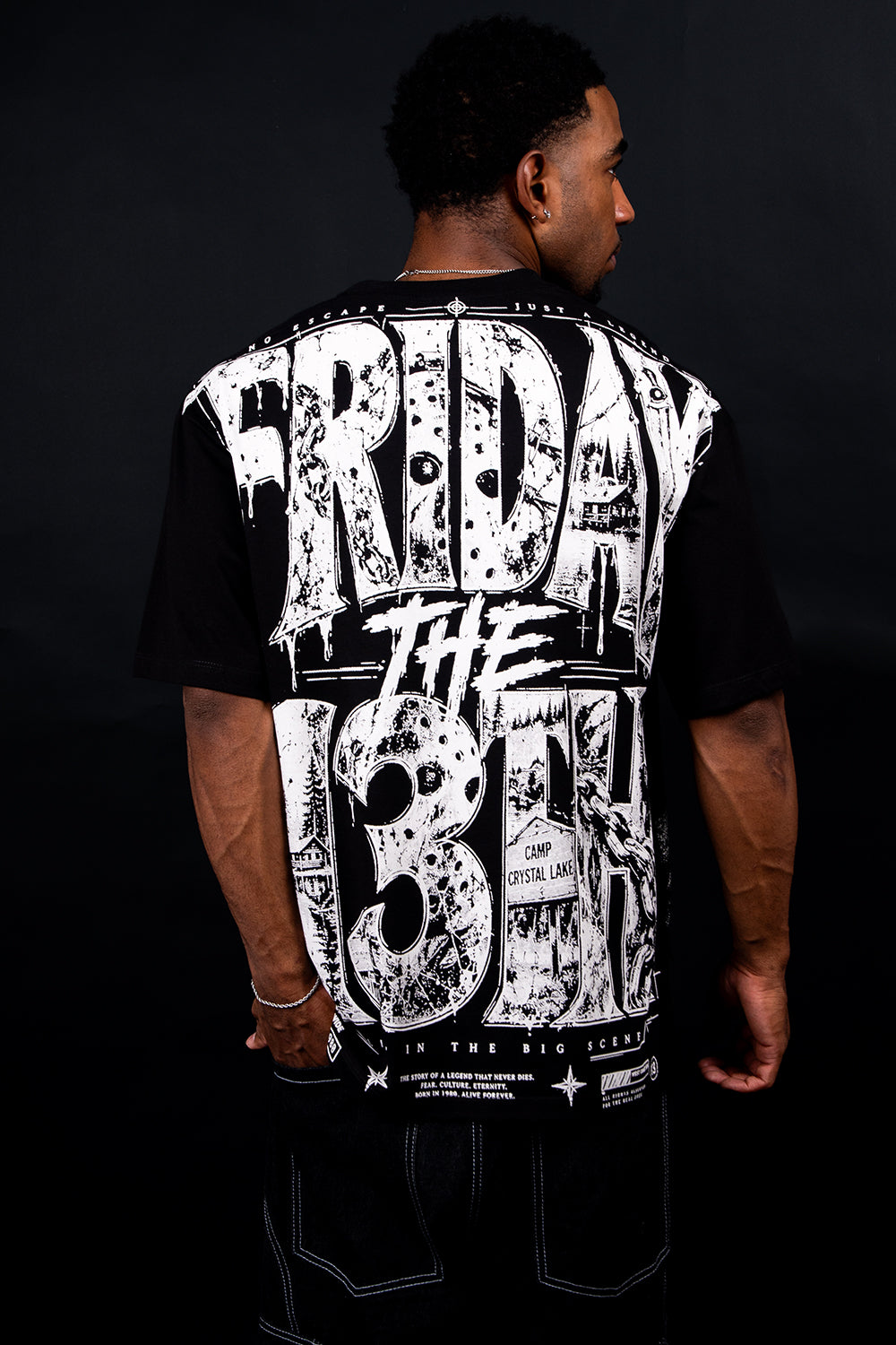 CAMISETA OVER - FRIDAY - HALLOWEEN