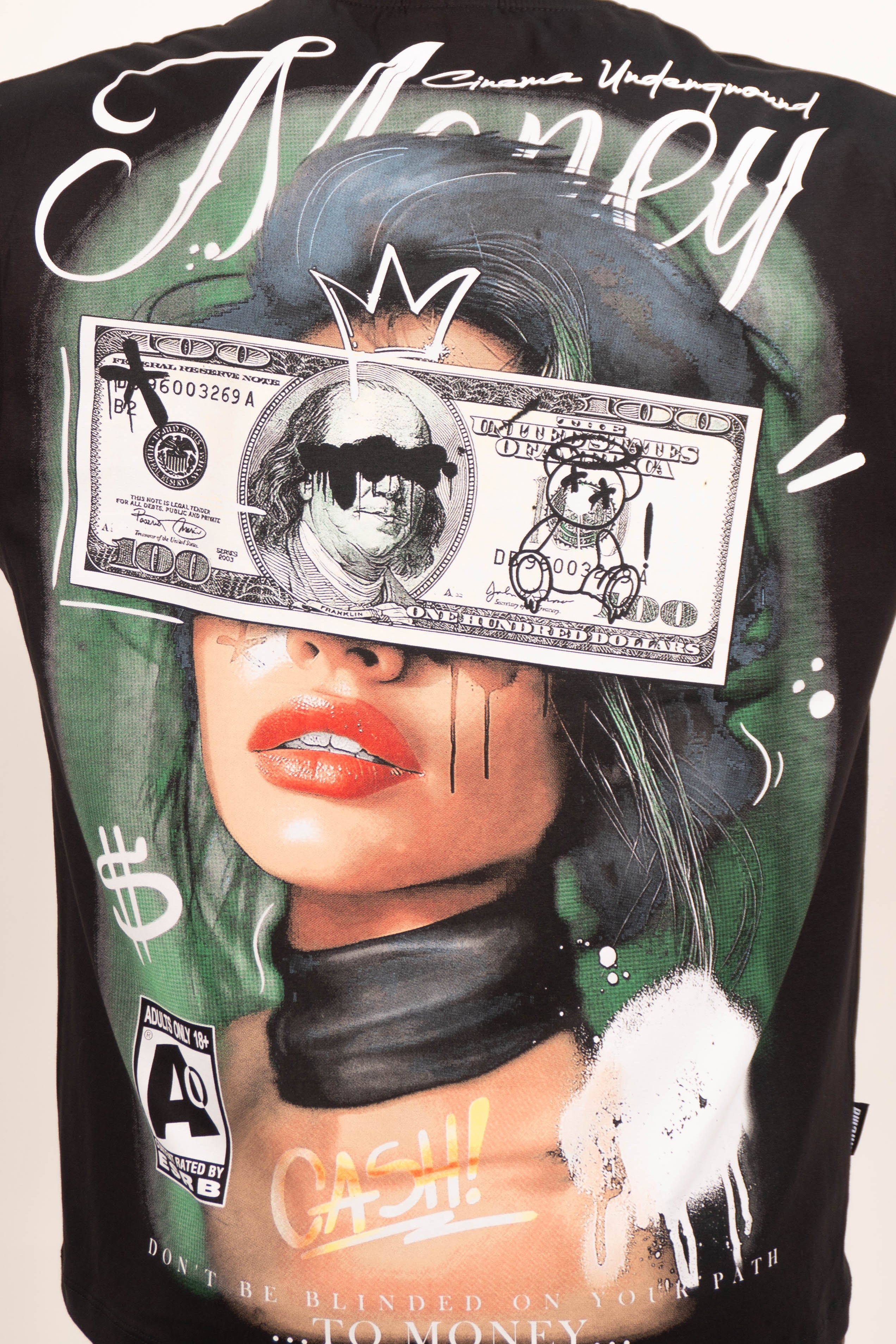 Camiseta silver TO MONEY