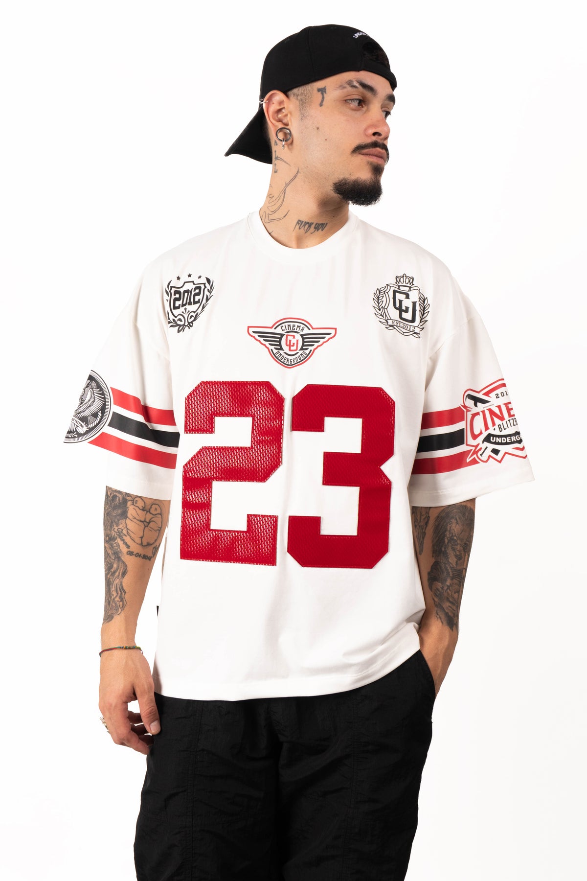 Camiseta bloque RED LEATHER 23