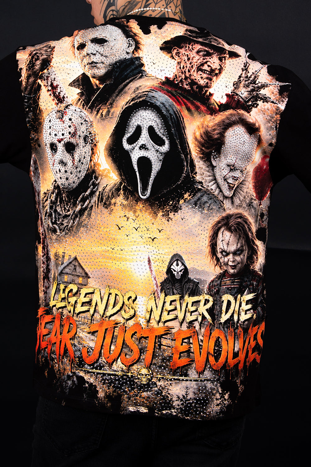 CAMISETA OVER - HORROR - HALLOWEEN