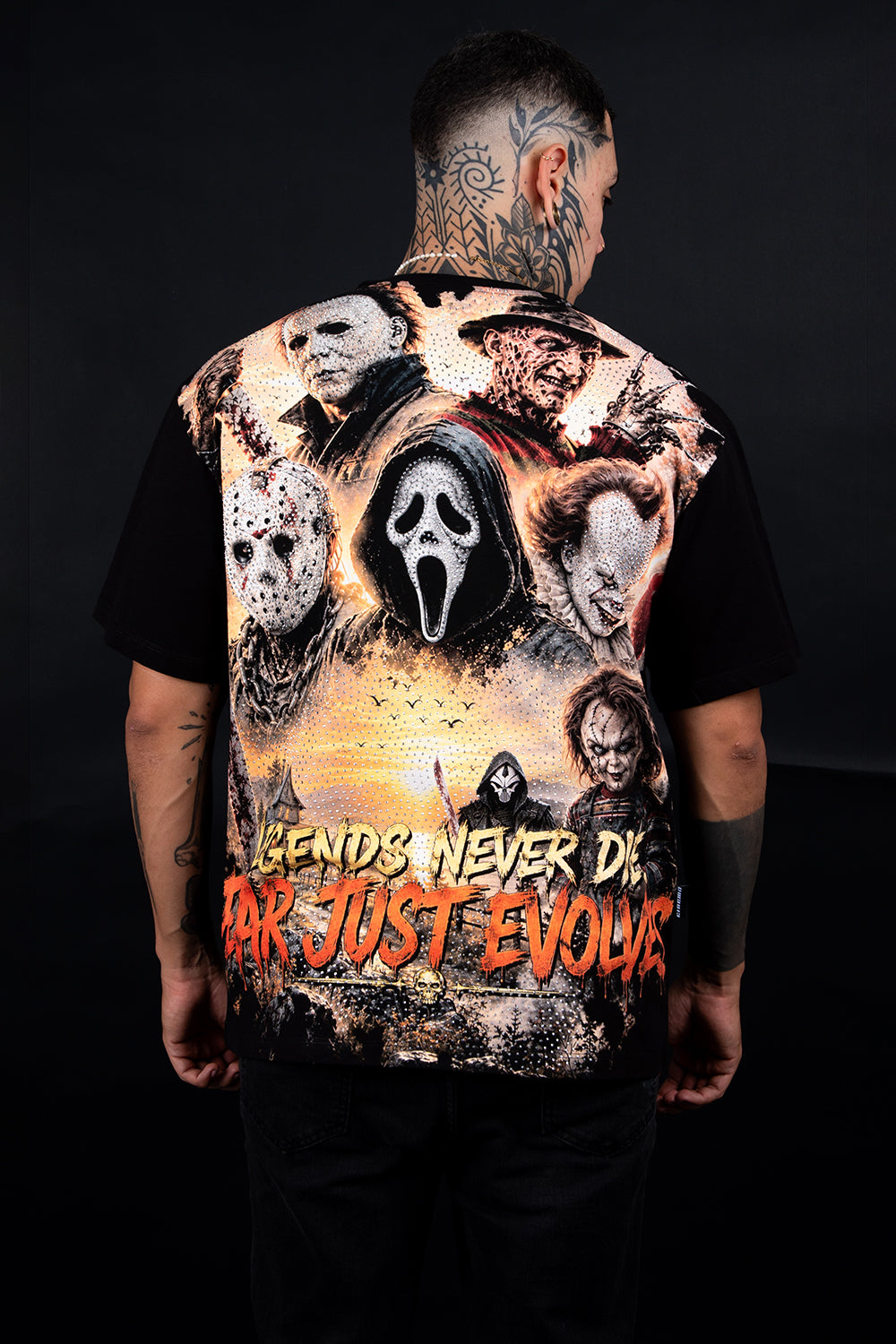 CAMISETA OVER - HORROR - HALLOWEEN