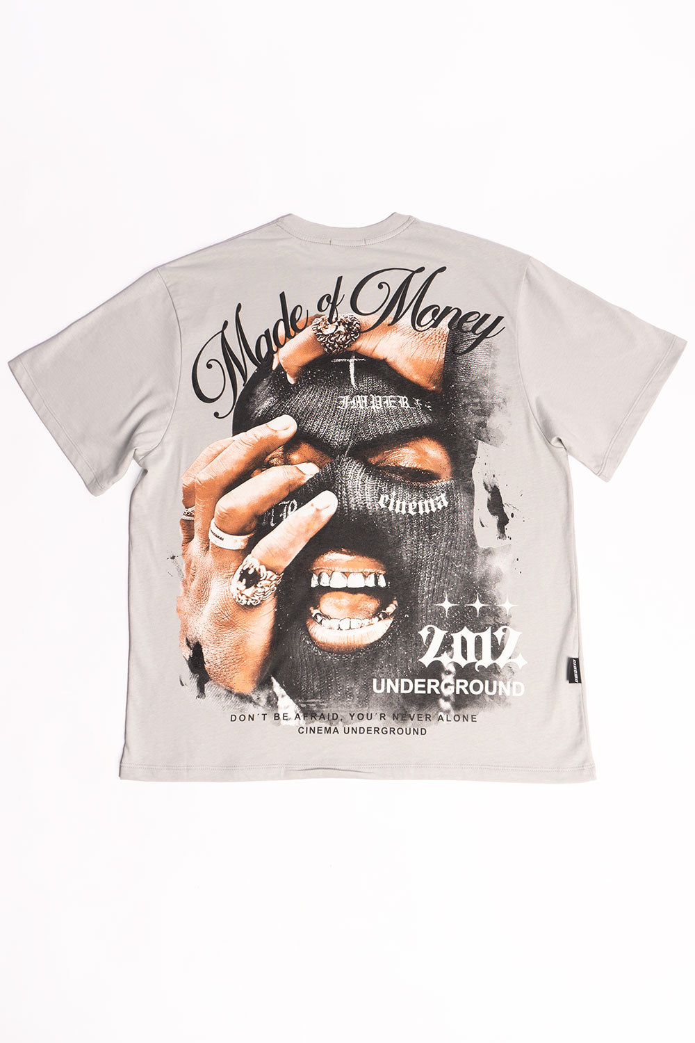 Camiseta silver MADE MY MONEY