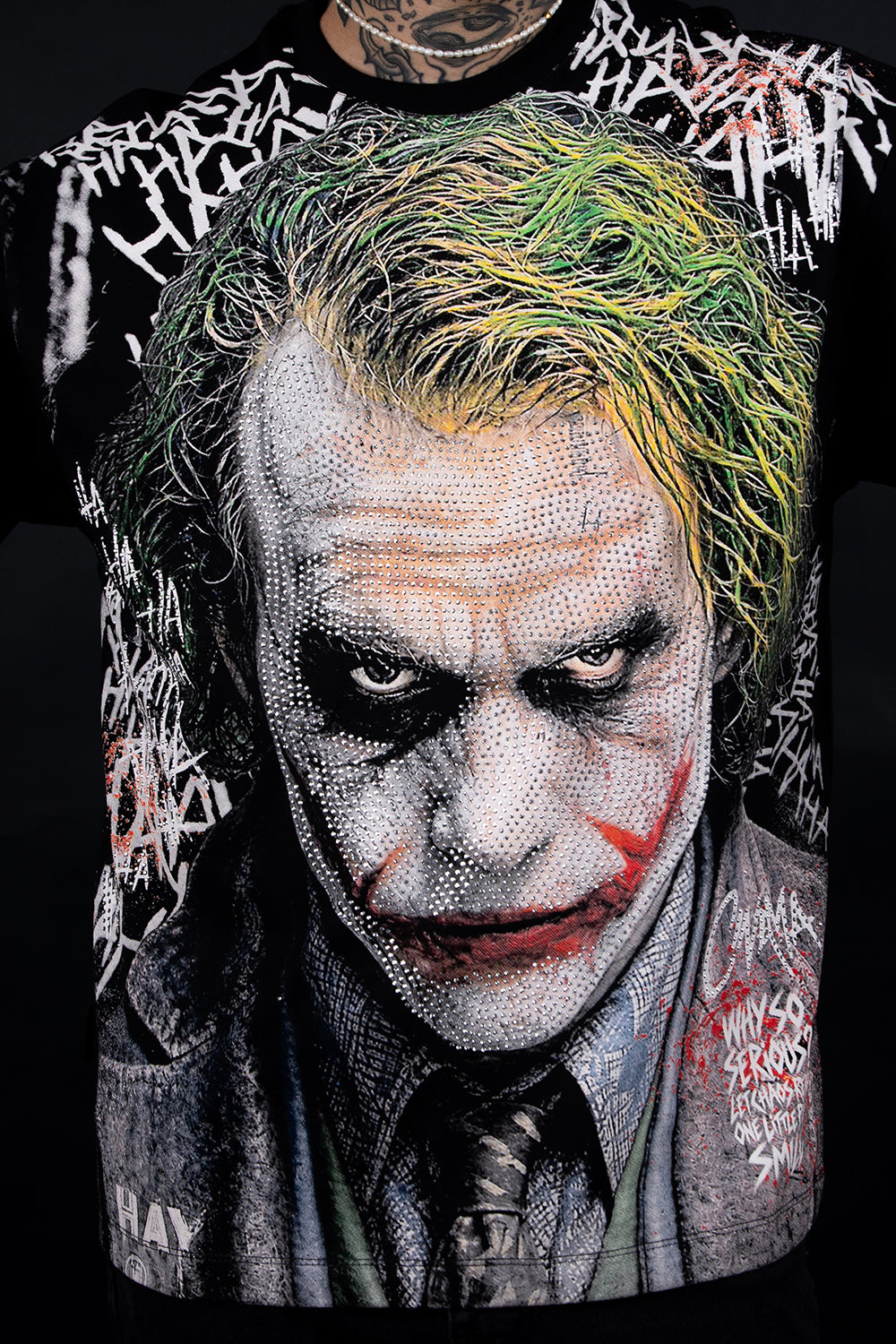 CAMISETA OVER - GUASON - HALLOWEEN