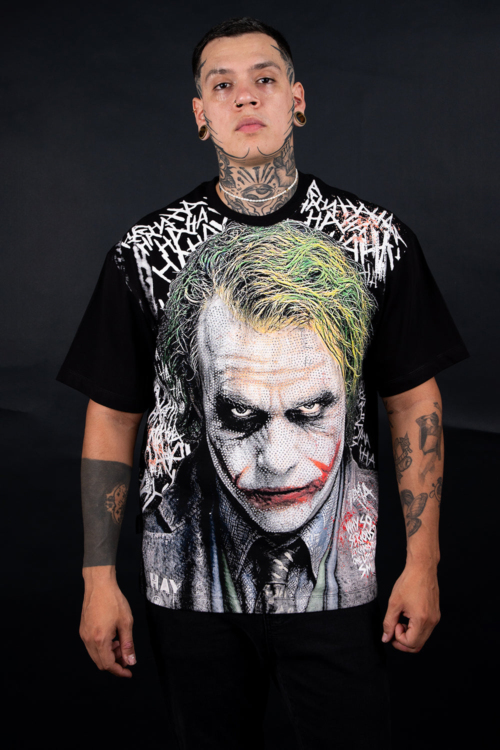 CAMISETA OVER - GUASON - HALLOWEEN