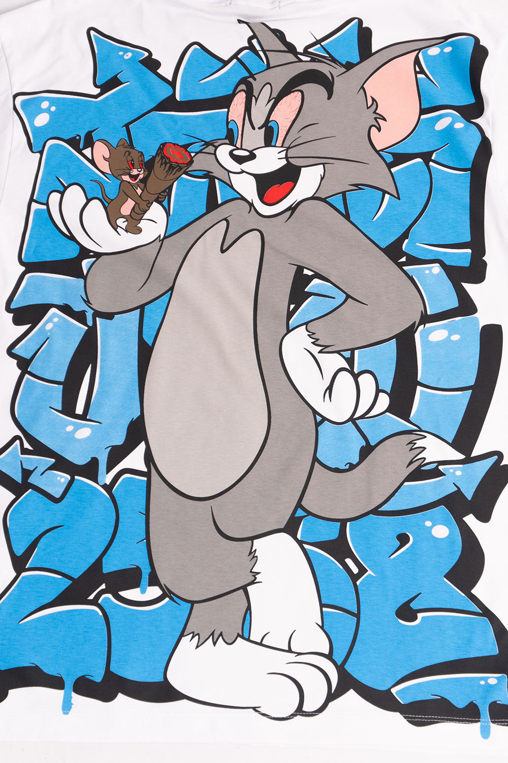 Camiseta silver TOM Y JERRY 4/20