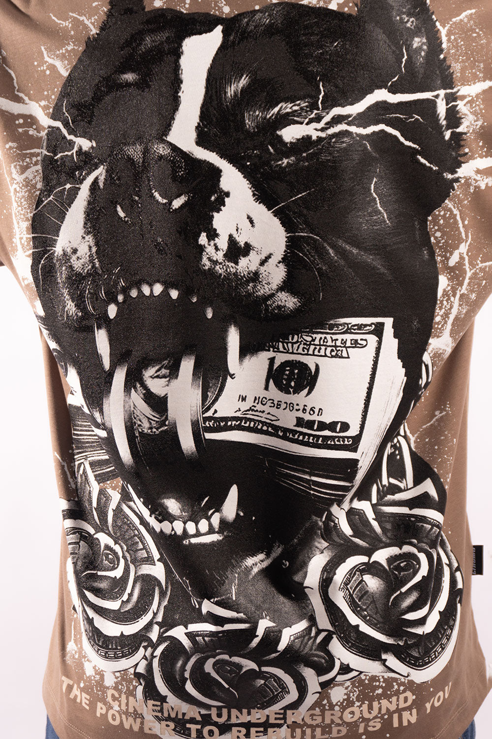 Camiseta silver DISRUPTIVE DOG
