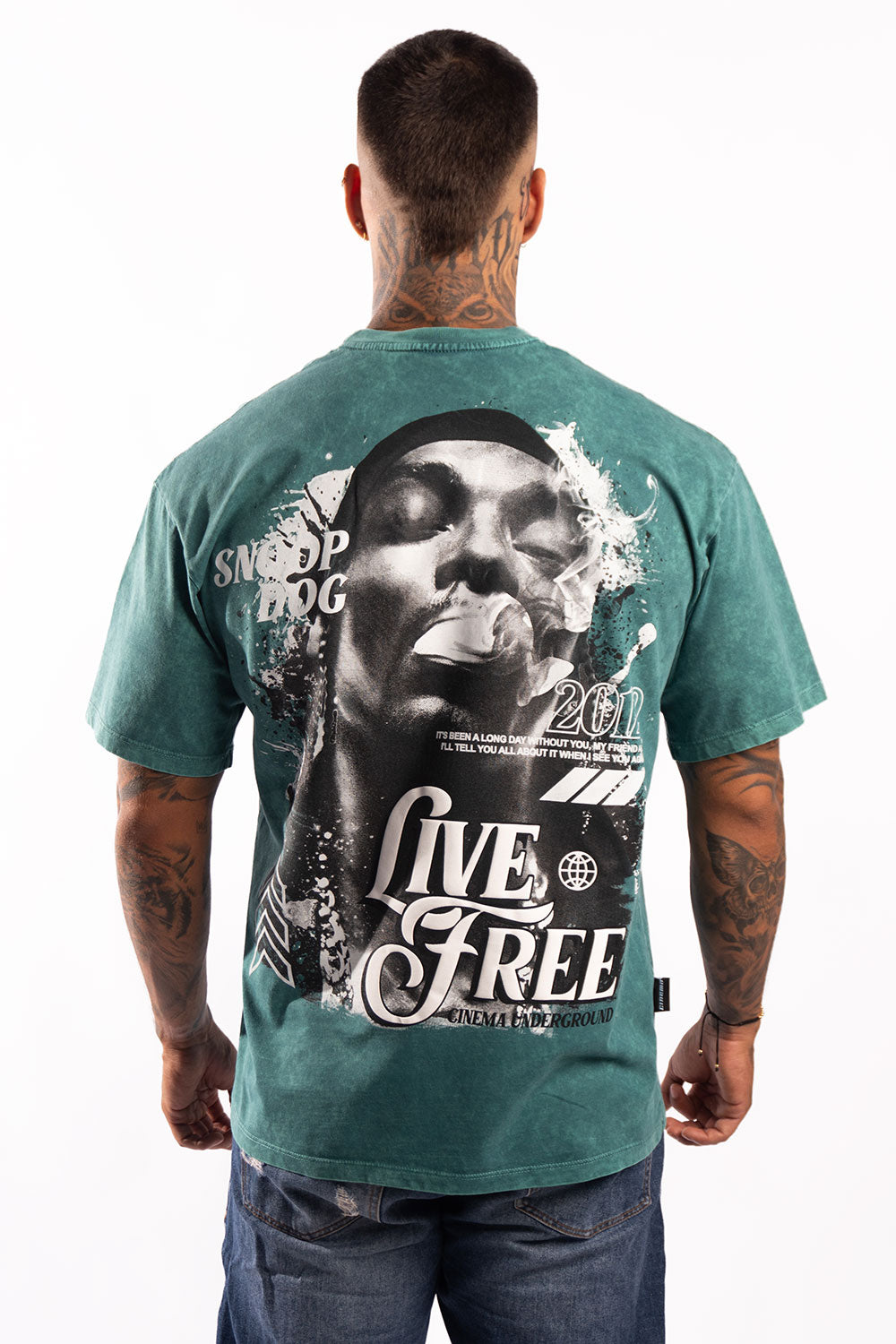 Camiseta BOXY FIT LIVE FREE