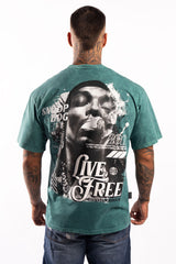 Camiseta BOXY FIT LIVE FREE