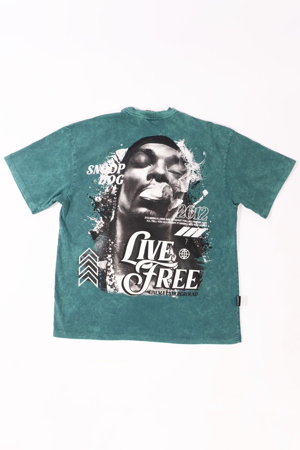 Camiseta BOXY FIT LIVE FREE
