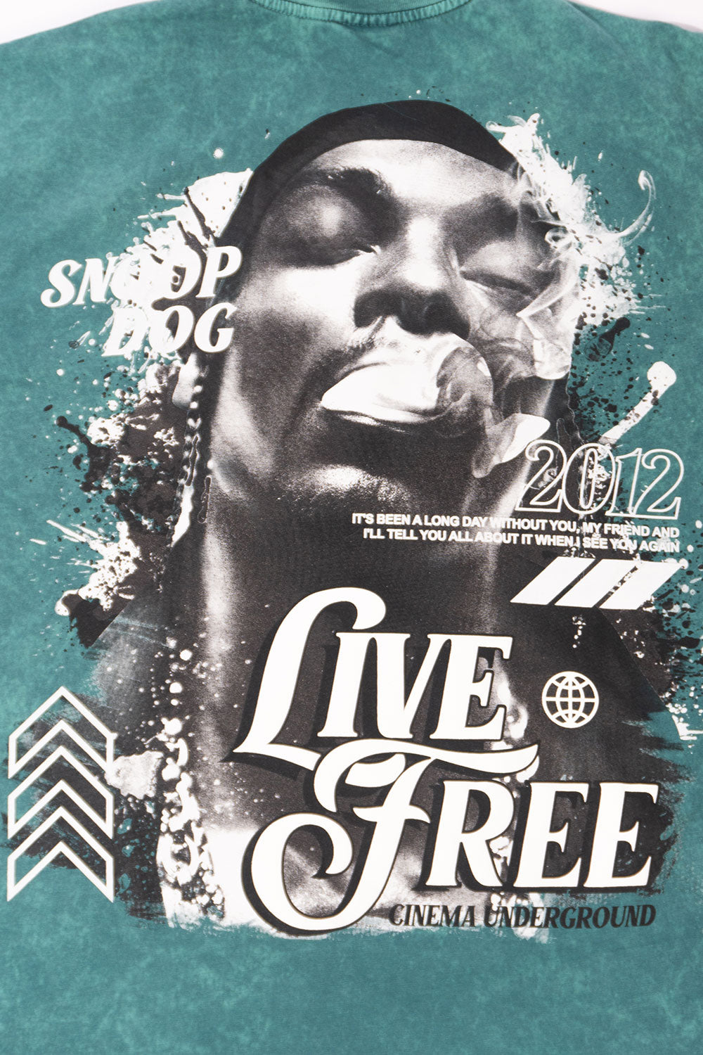 Camiseta BOXY FIT LIVE FREE