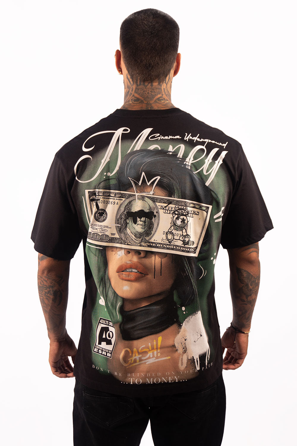 Camiseta silver  TO MONEY