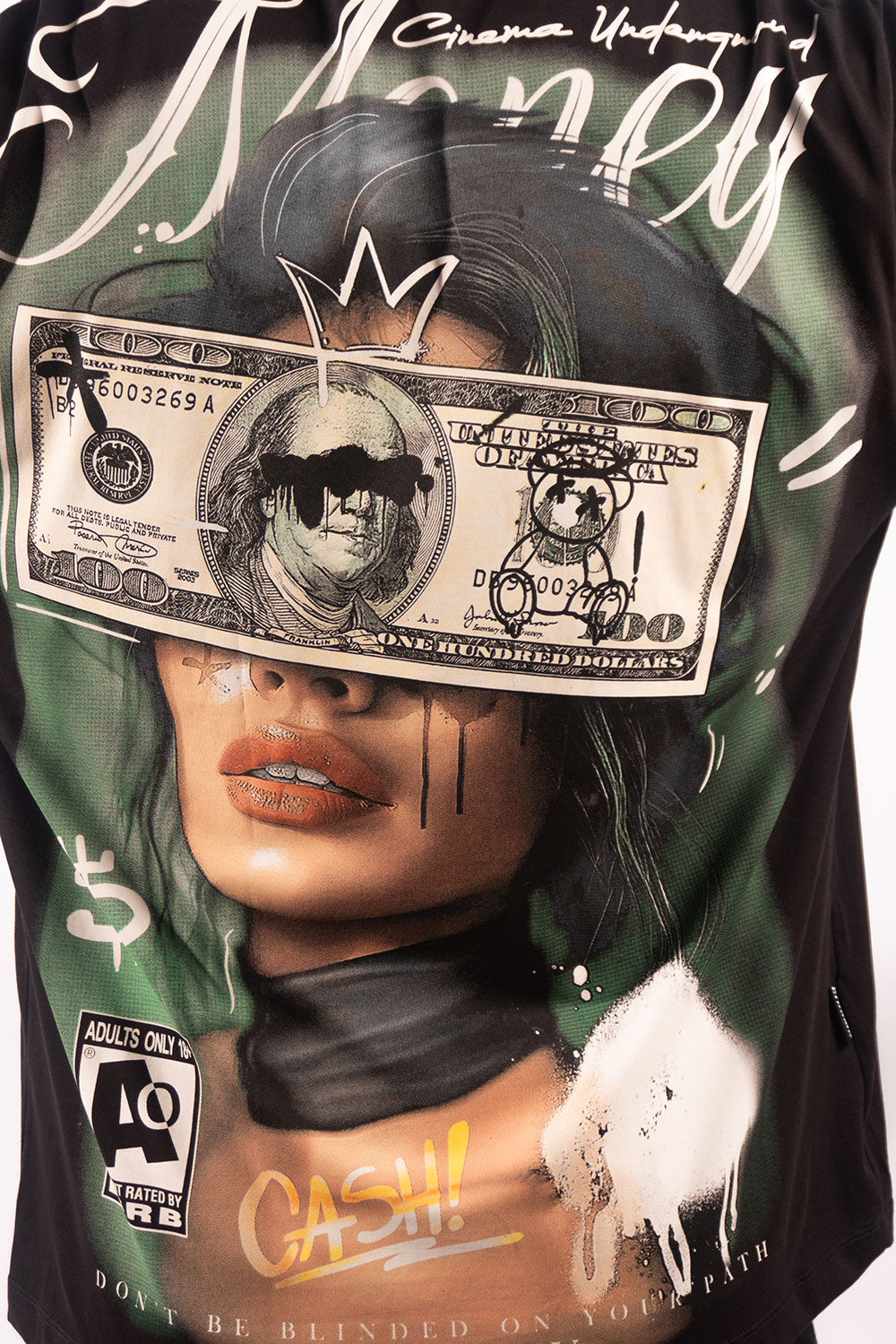 Camiseta silver  TO MONEY