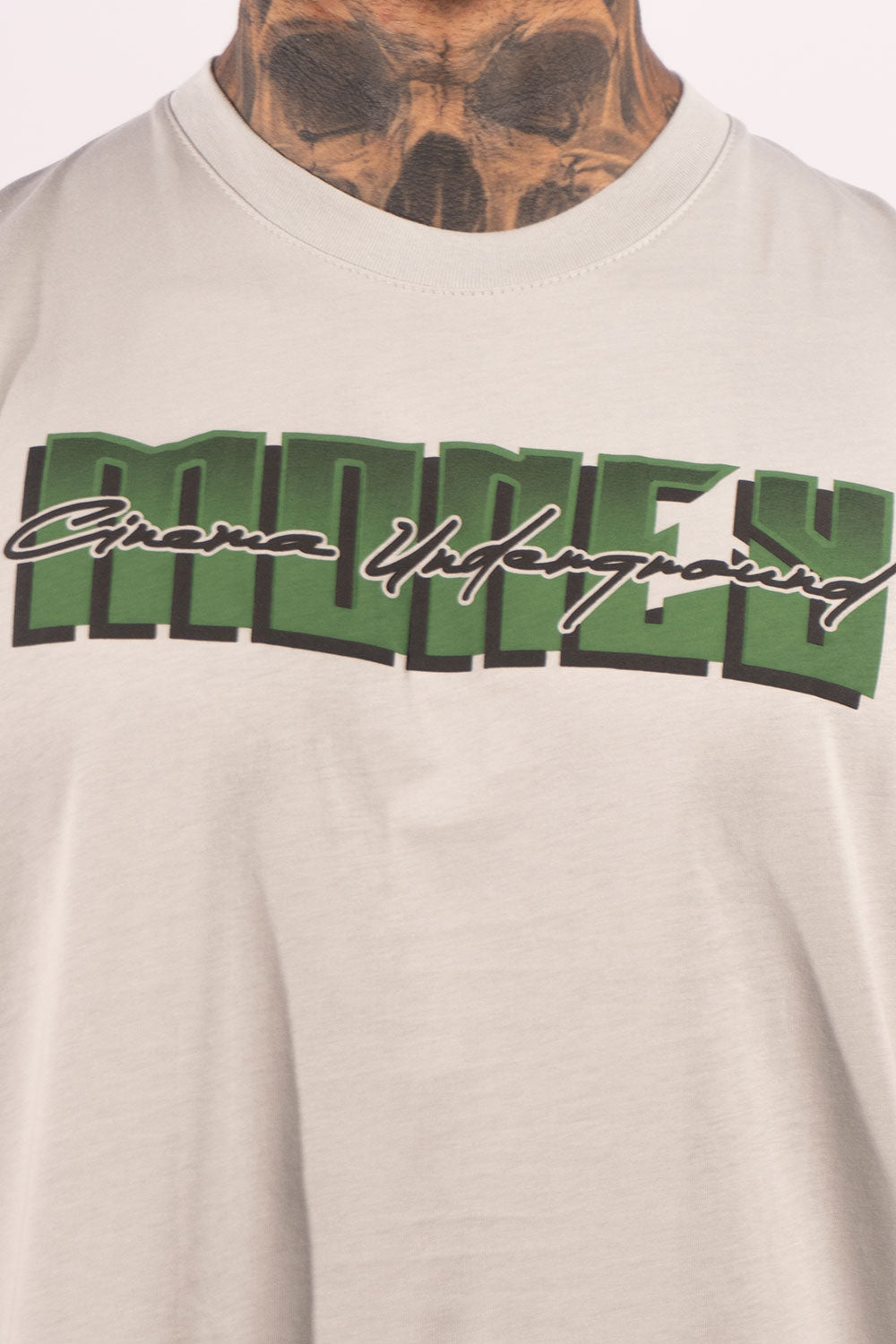 Camiseta silver GANSTER MONEY