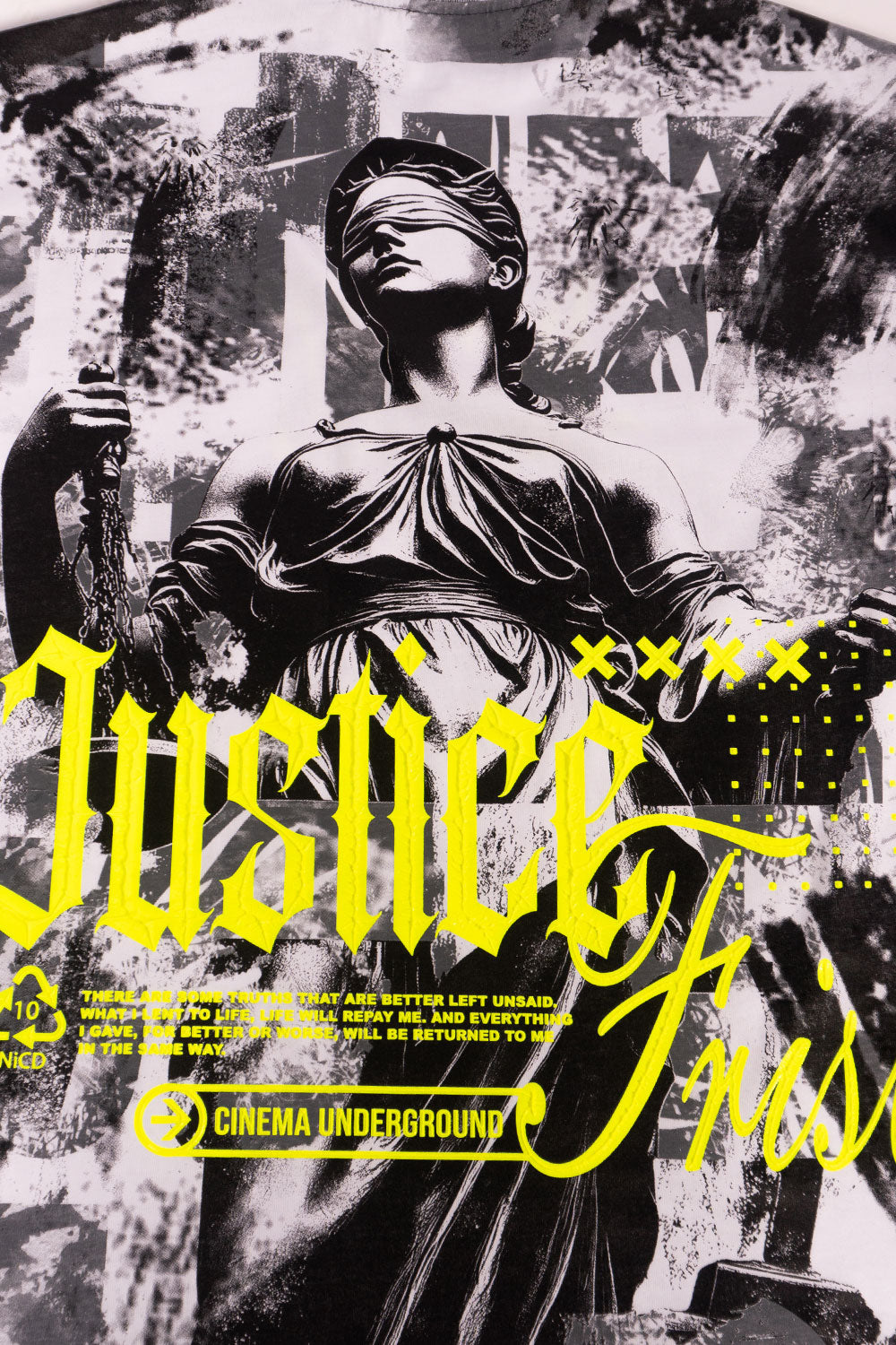 Camiseta BOXY FIT JUSTICE FRIST