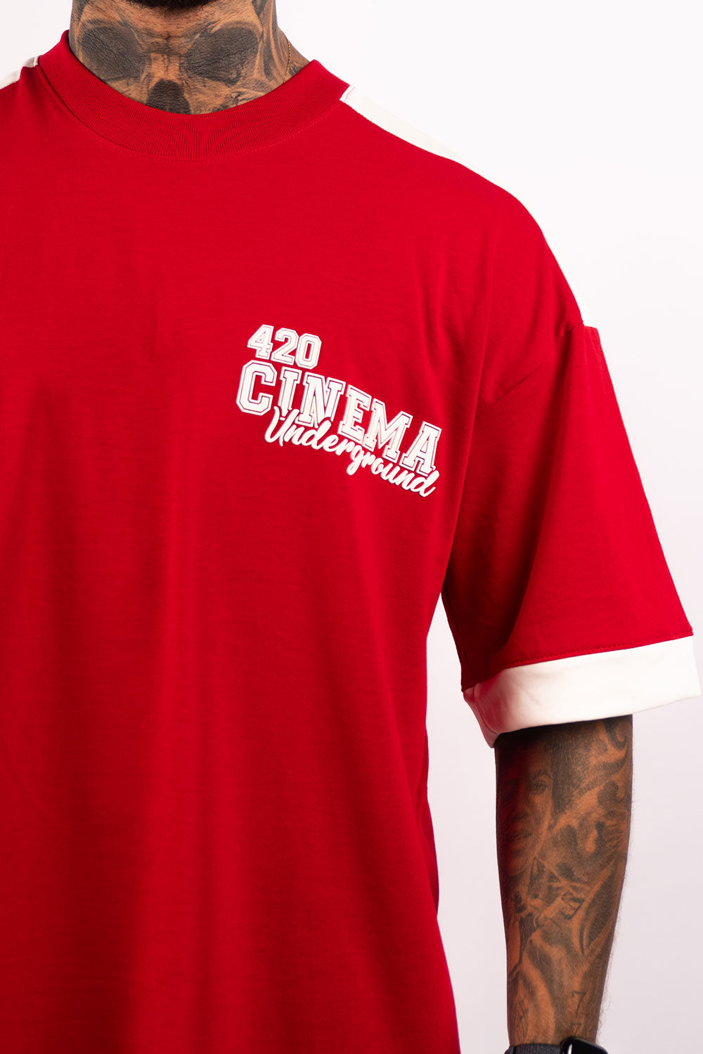 Camiseta OVER ROJA THE TIME 420