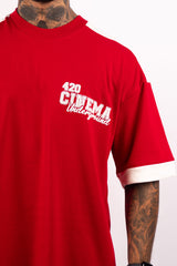 Camiseta OVER ROJA THE TIME 420