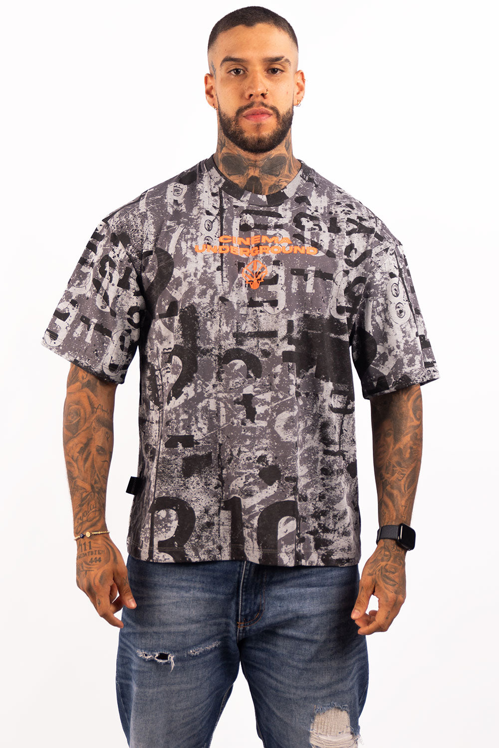 Camiseta BOXY FIT NUMER ATACK