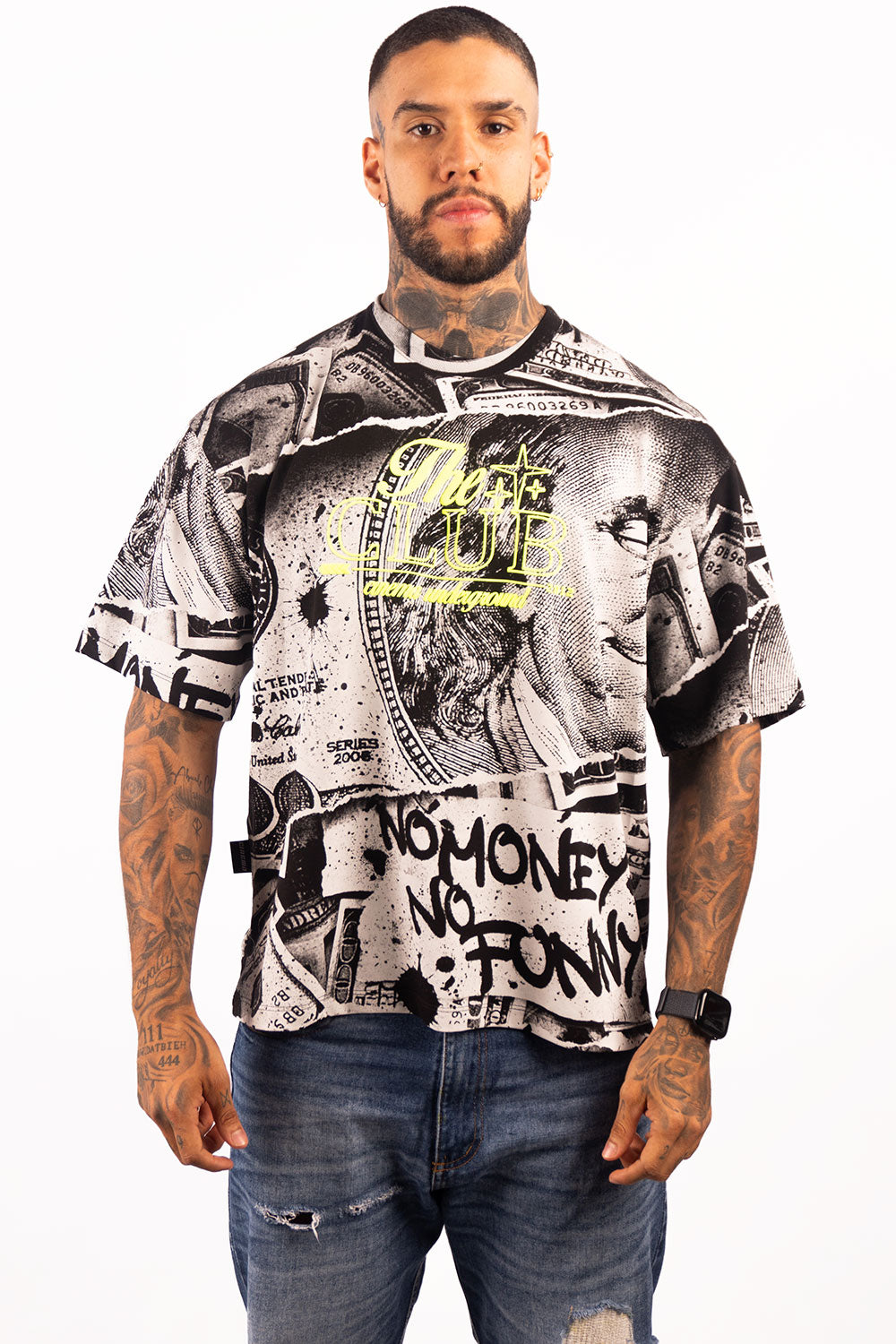 Camiseta BOXY FIT THE MONEY CLUB