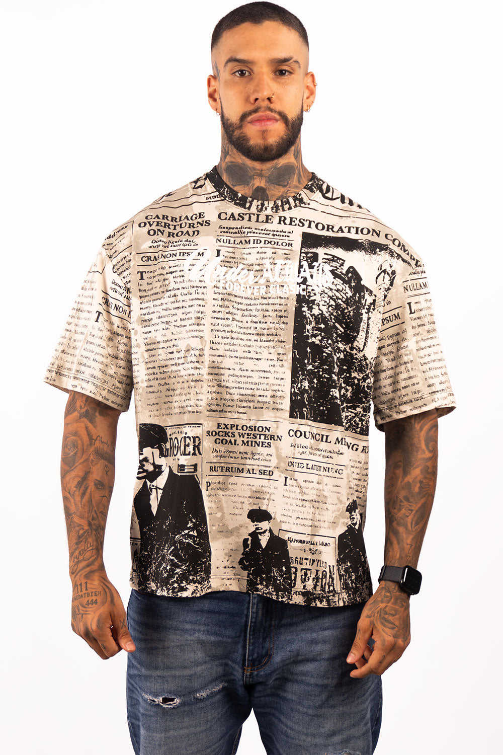 Camiseta BOXY FIT OLD MONEY CINEMA