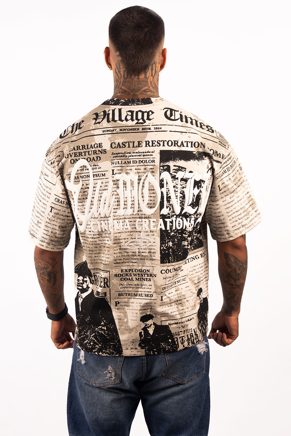 Camiseta BOXY FIT OLD MONEY CINEMA