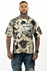 Camiseta BOXY FIT MICKEY ART BRUSH