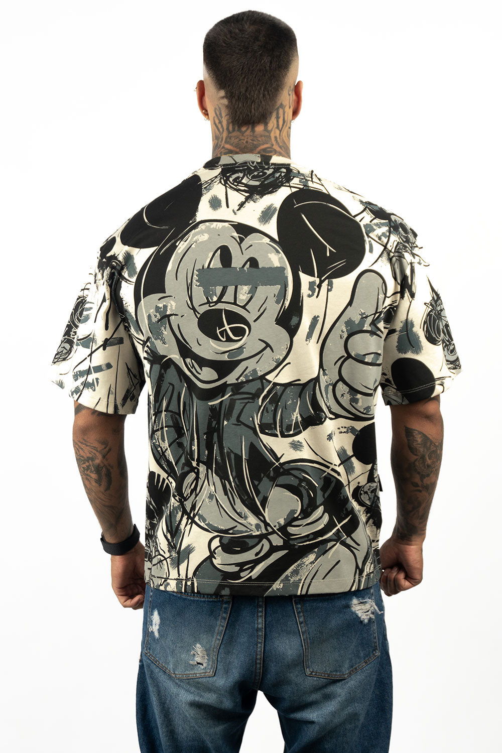Camiseta BOXY FIT MICKEY ART BRUSH
