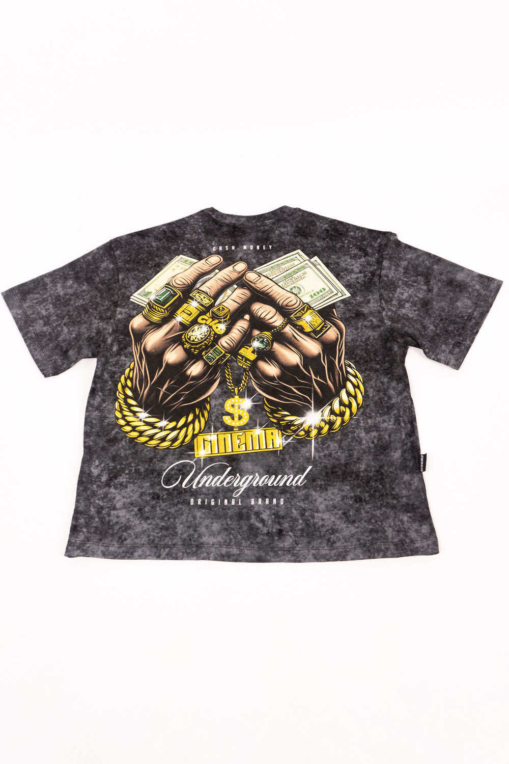 ACID WASH BOXY FIT BIG MONEY