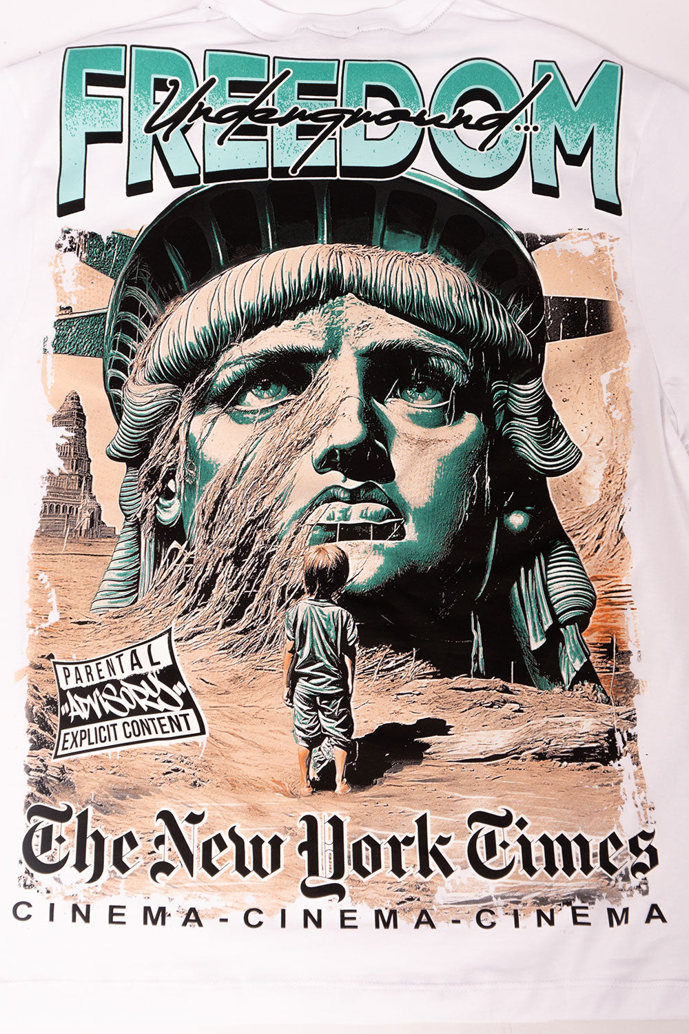 Camiseta silver FREEDOM NY